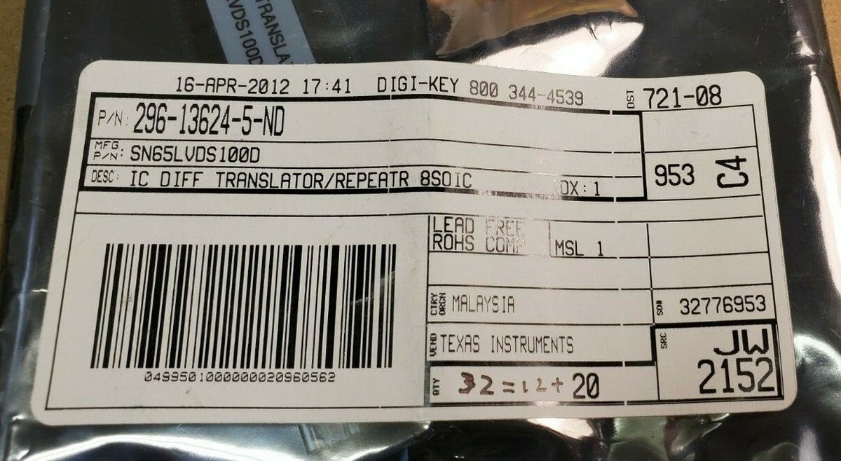 TI SN65LVDS100D for sale