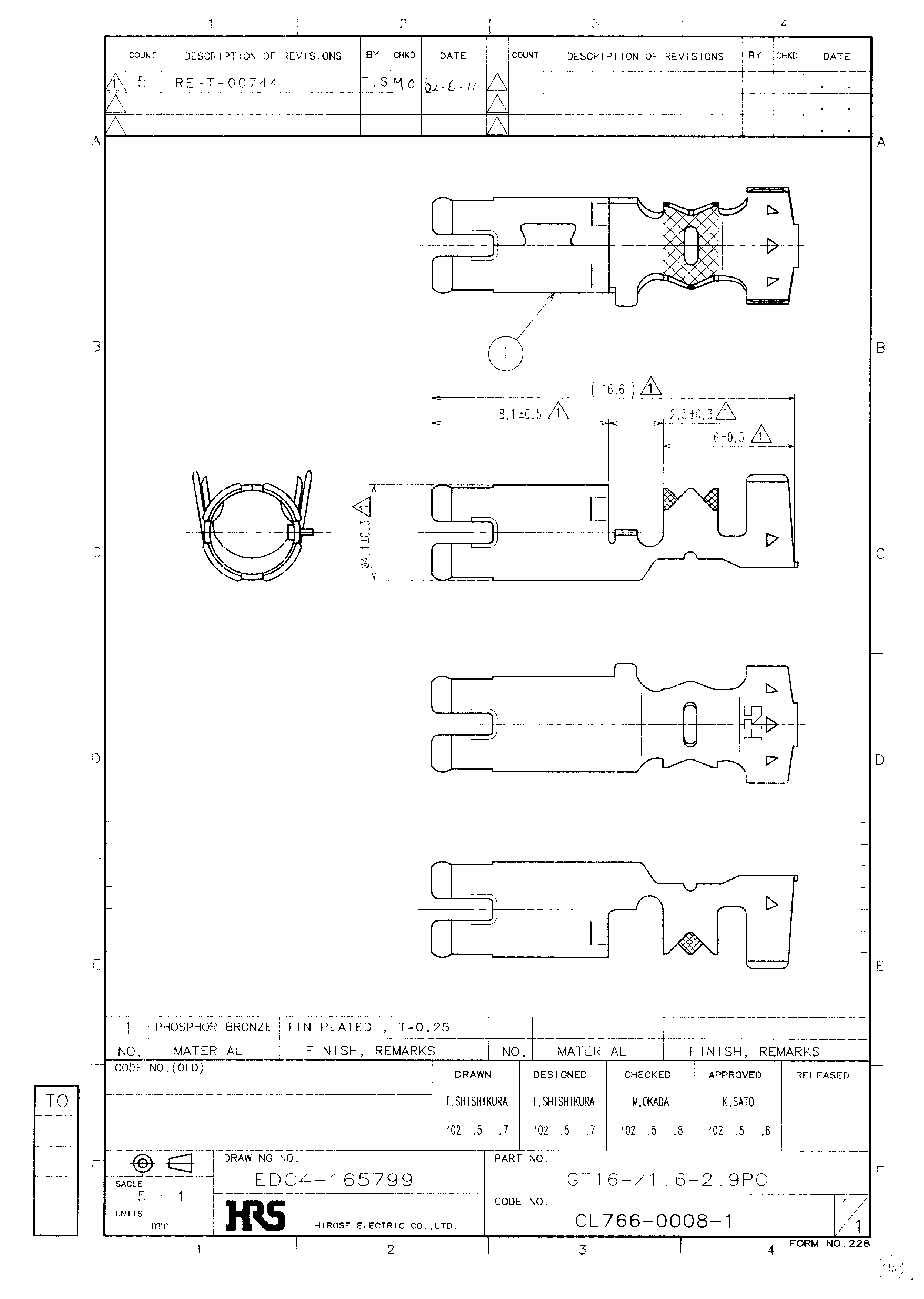 HRS GT16-/1.6-2.9PC for sale