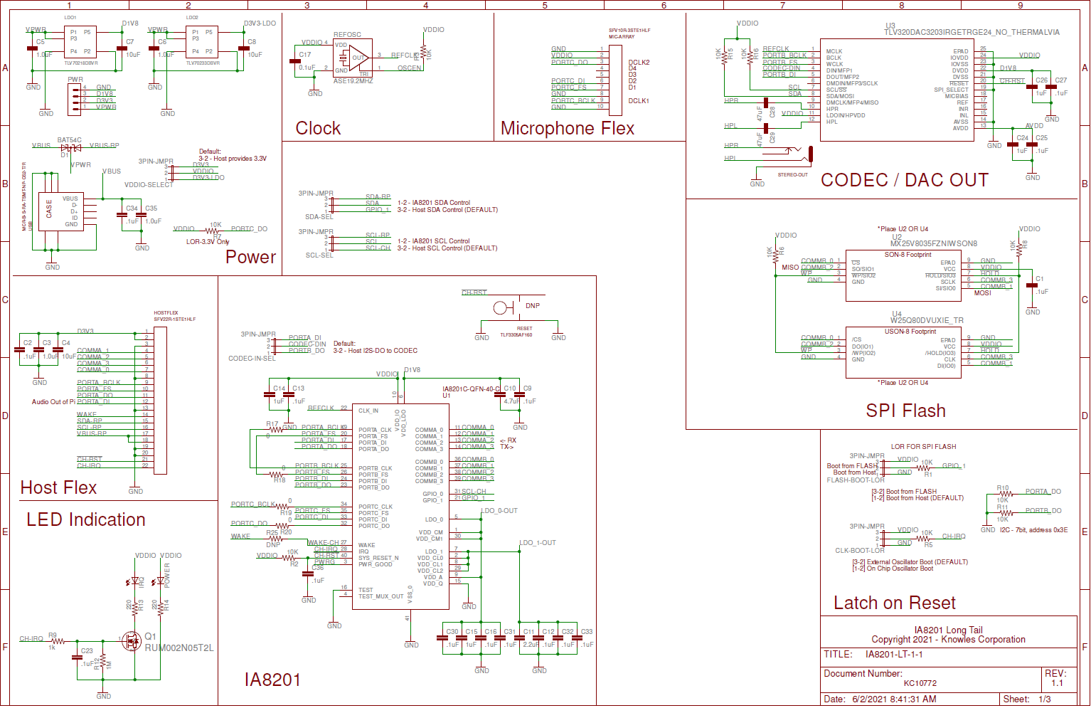 Knowles IA8201-RDI-01 for sale