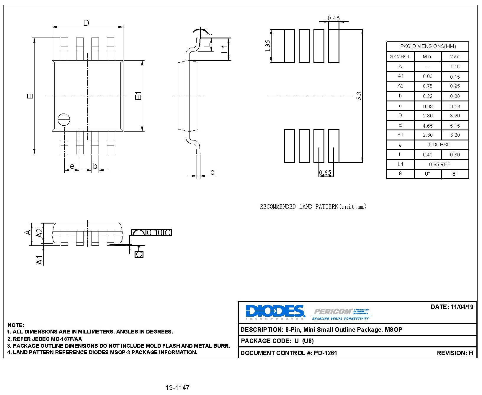 DIODES PT7C4337BLEX for sale