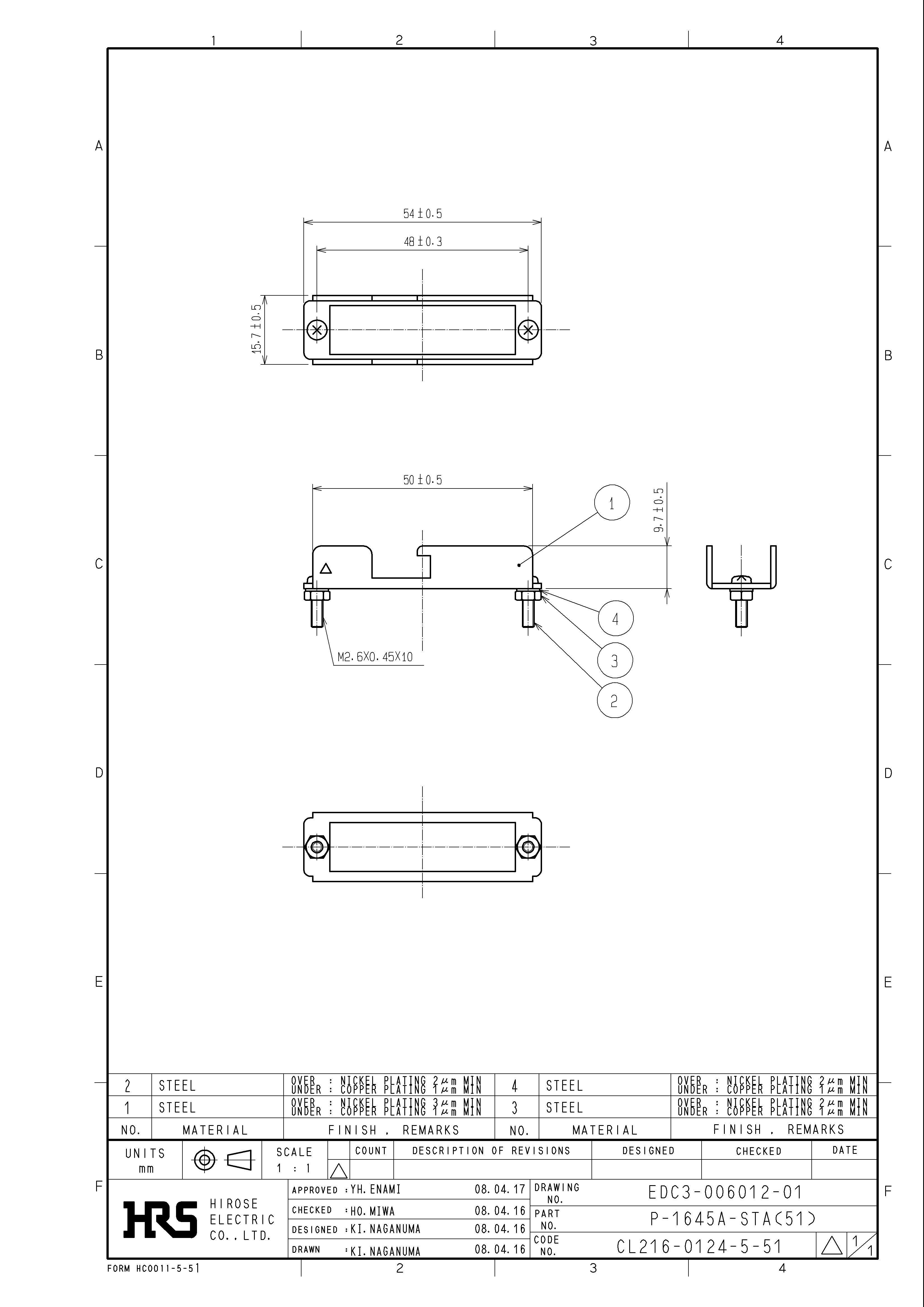 HRS P-1645A-STA(51) for sale