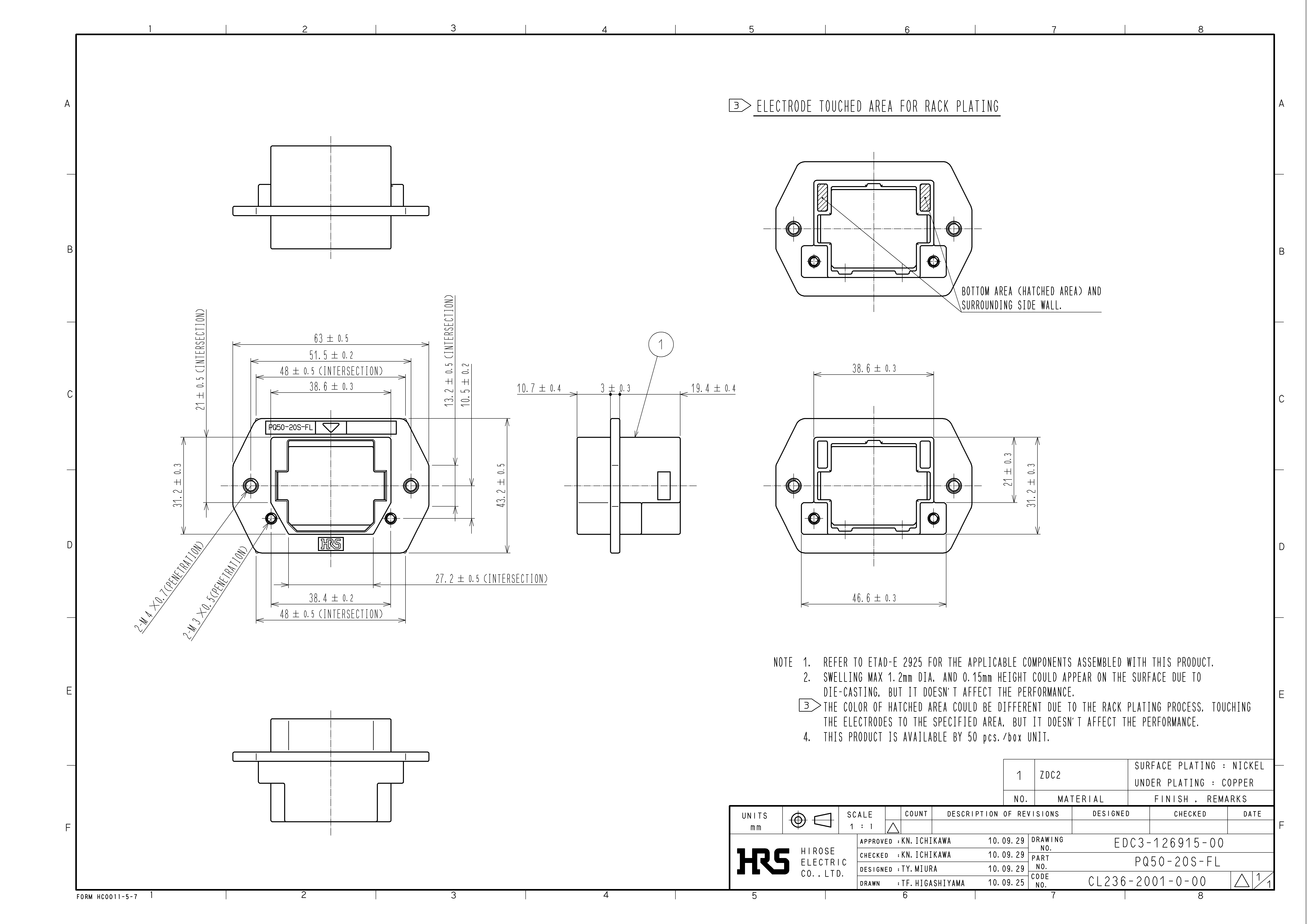 HRS PQ50-20S-FL for sale
