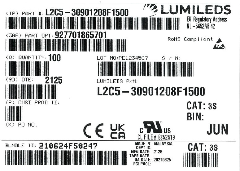 Lumileds L2C5-30HG1216E2300 for sale