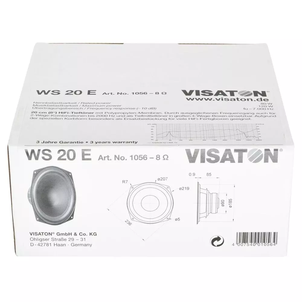Visaton WS 20 E - 8 OHM for sale