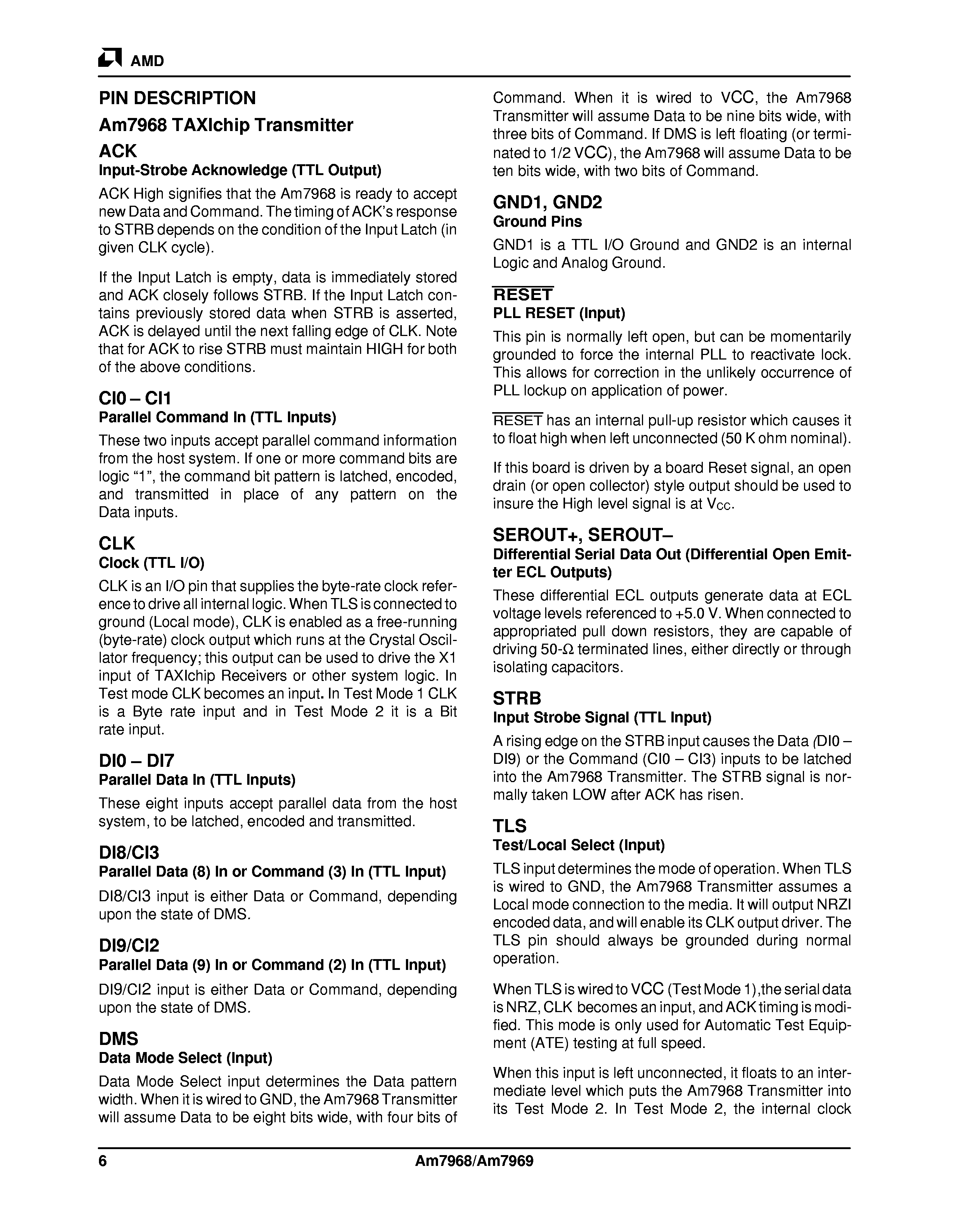 AMD AM7969-175DC for sale