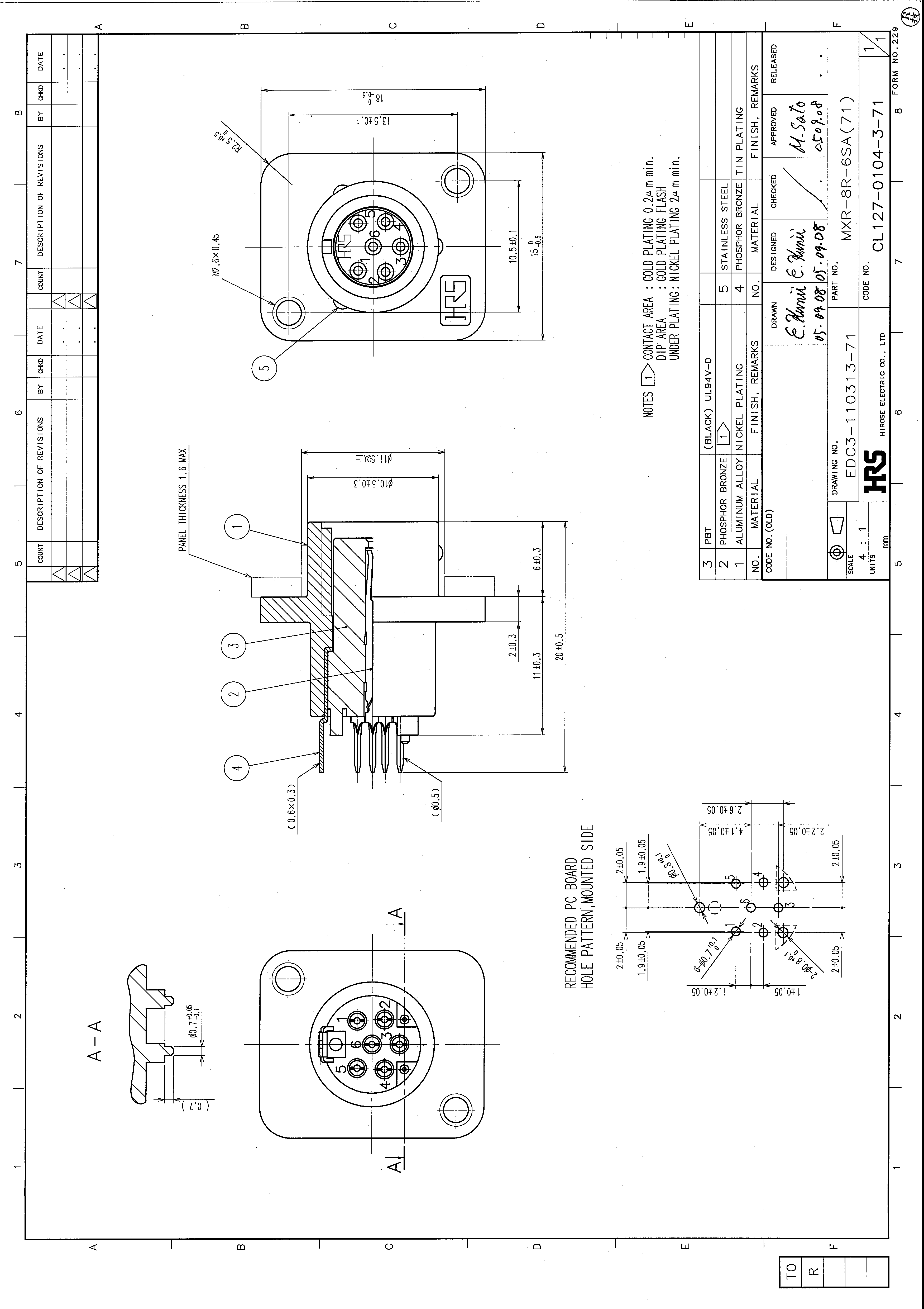 HRS MXR-8R-6SA(71) for sale
