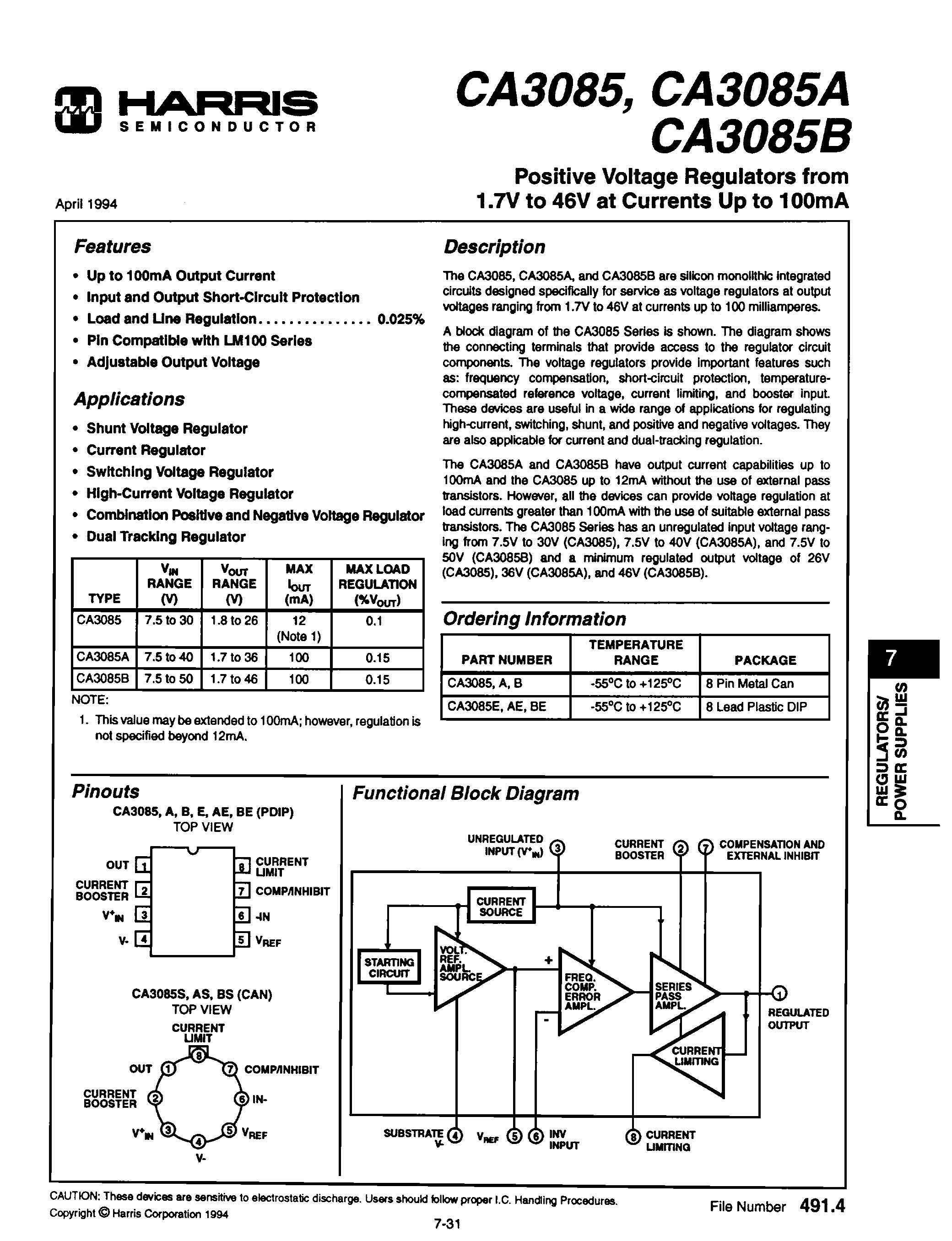 Rochester Electronics CA3085AE for sale