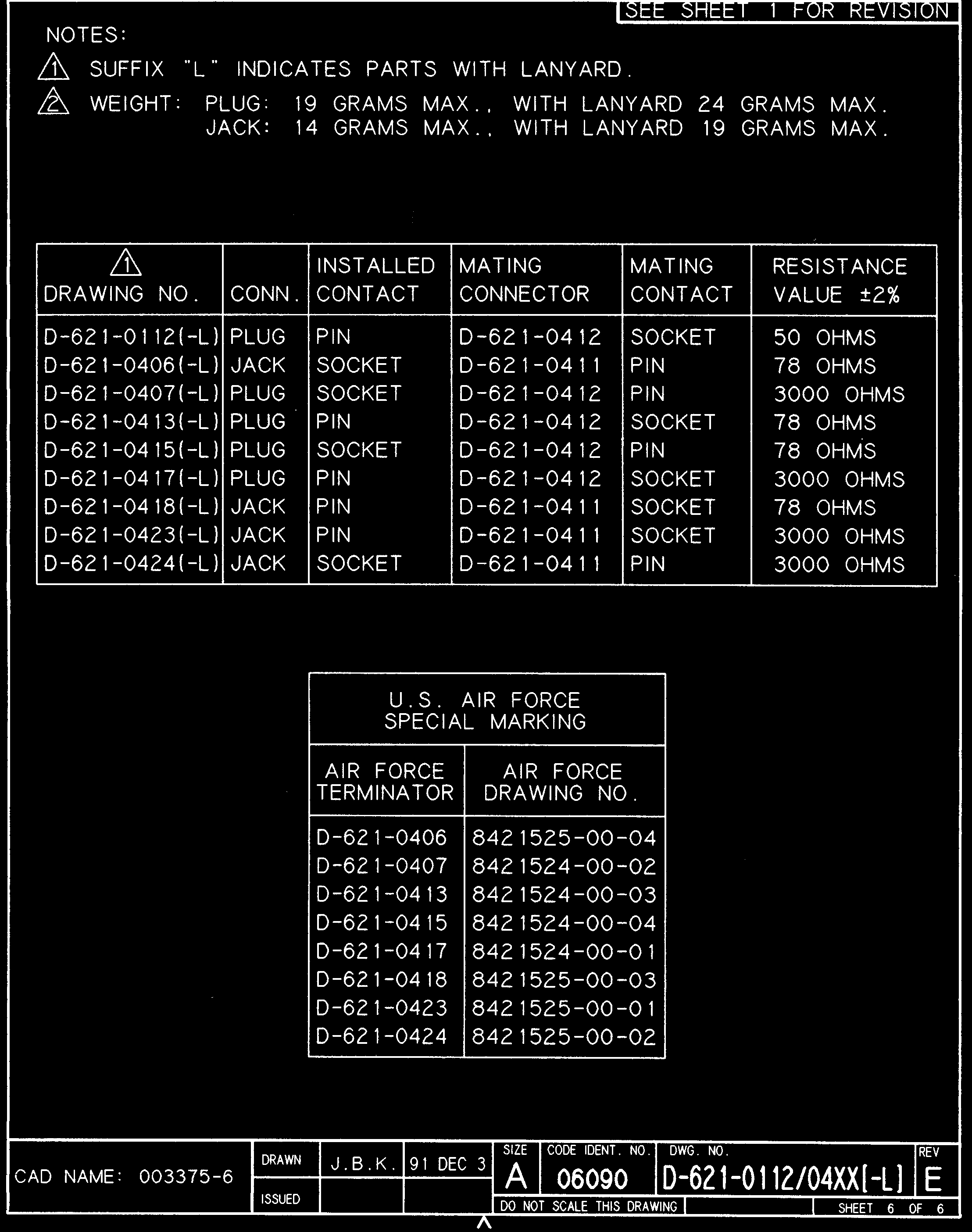 TE Connectivity D-621-0417-L for sale