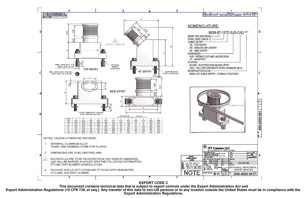 ITT CANNON 025-9524-003 for sale