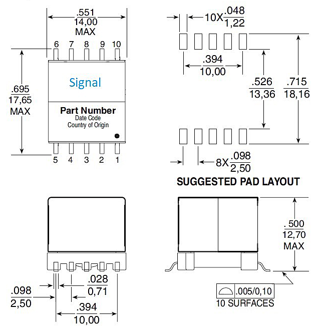 Bel Fuse SPOE3-0512 for sale