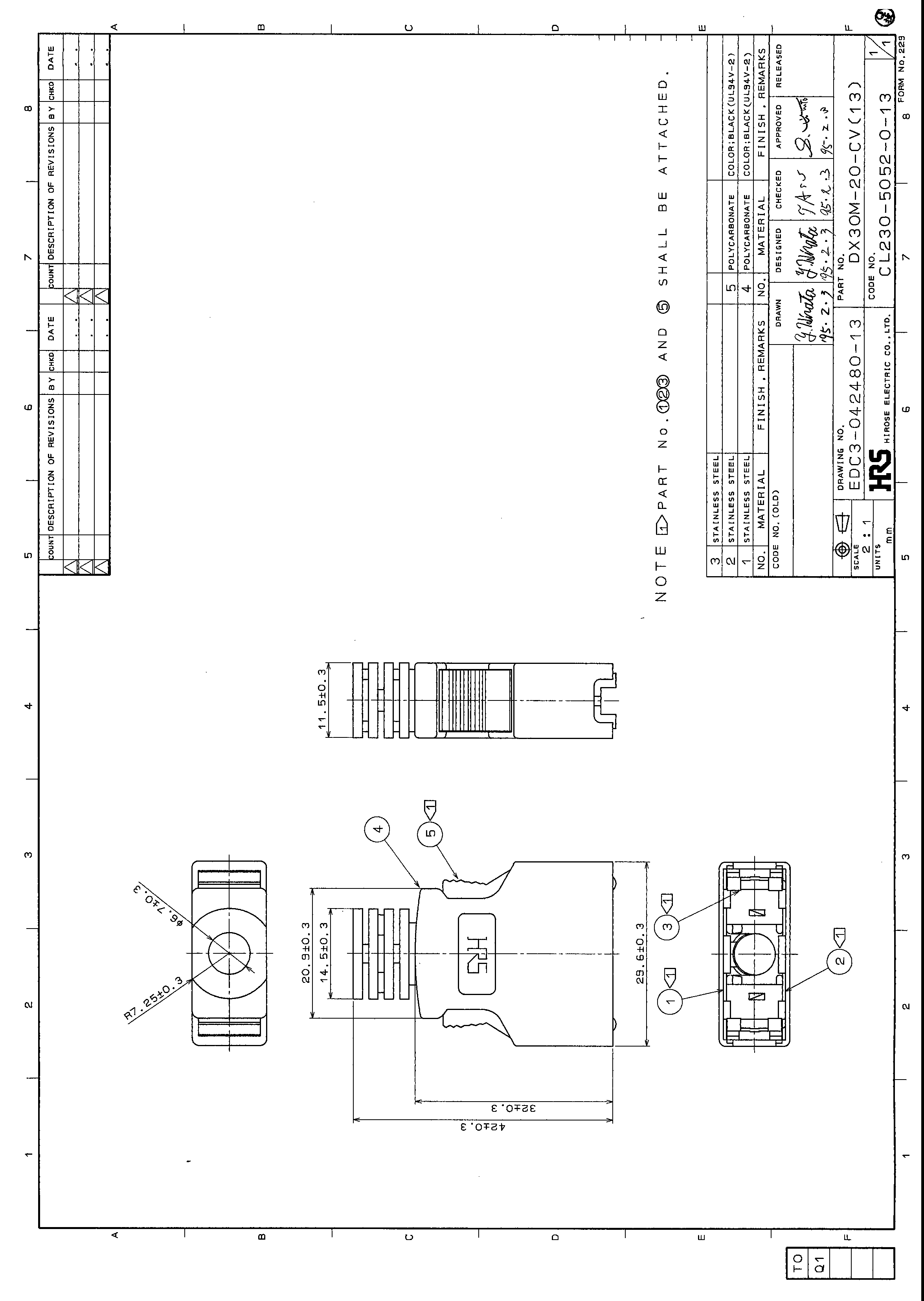 HRS DX30M-20-CV(13) for sale
