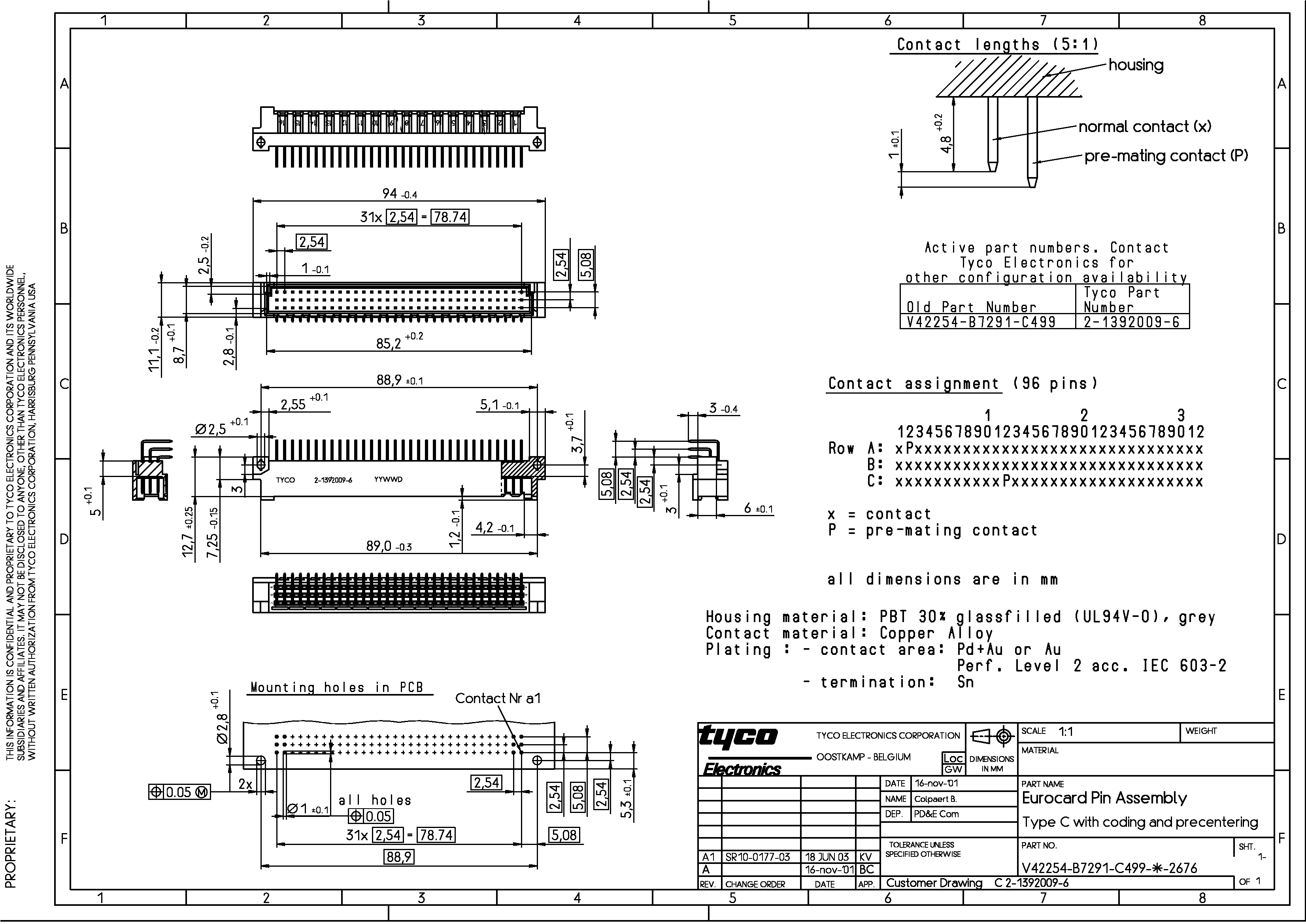 TE Connectivity 2-1392009-6 for sale