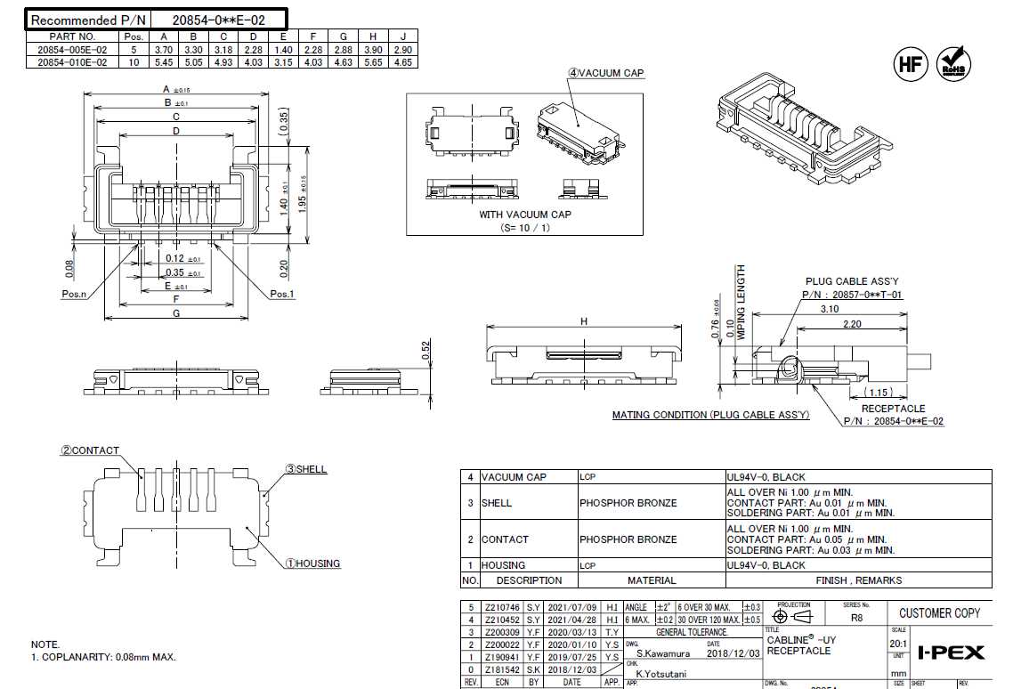 I-PEX 81787-100B-01-D for sale