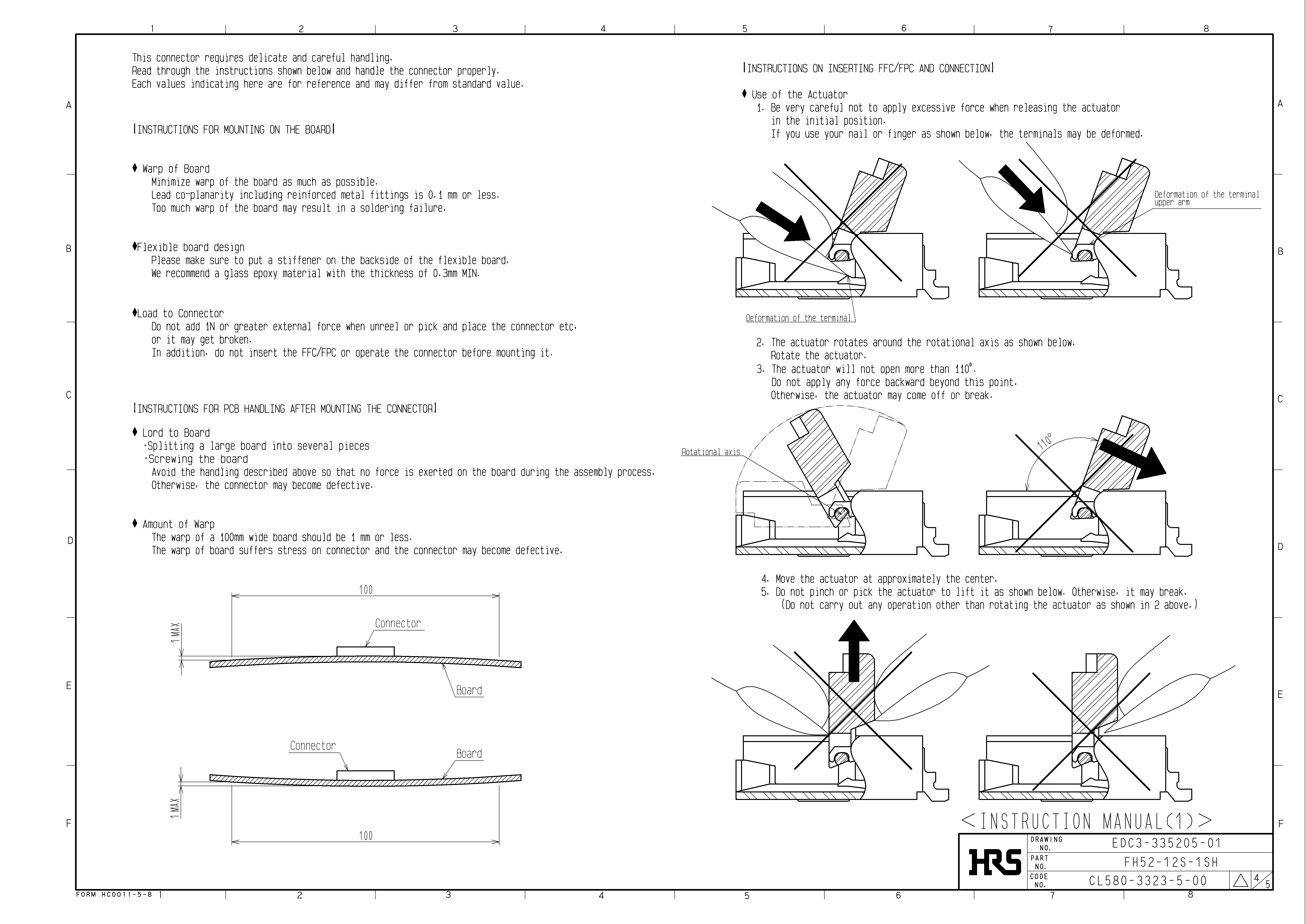 HRS FH52-12S-1SH for sale