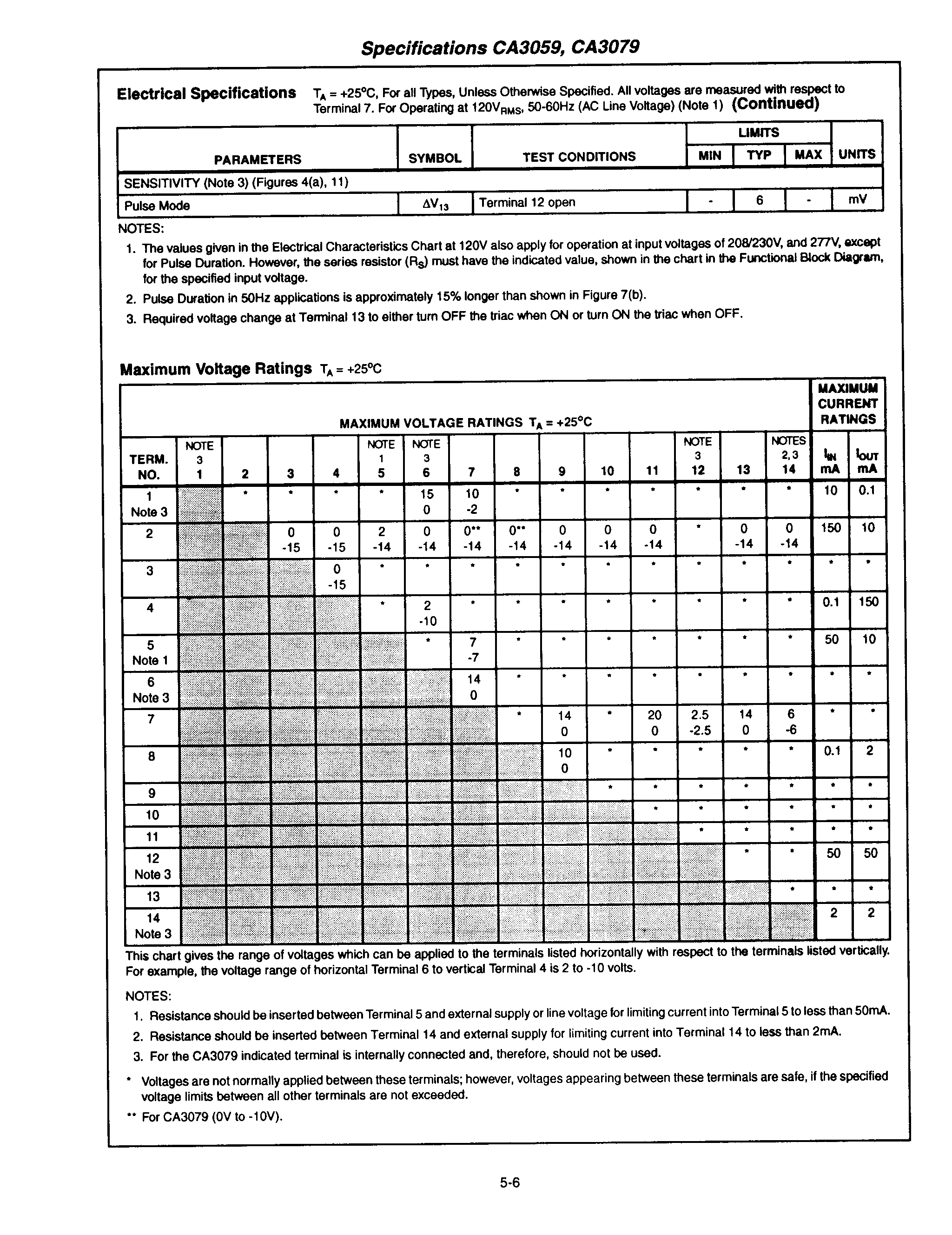 Rochester Electronics CA3079 for sale