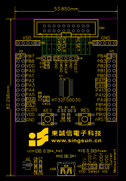 SINGSUN-LOGO HT32F50030 for sale