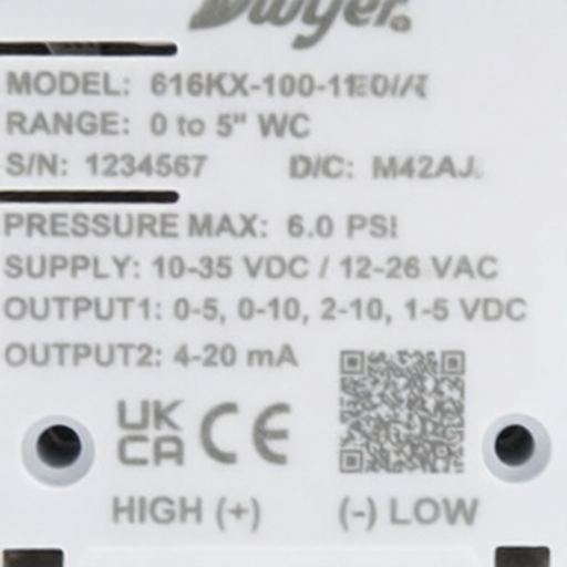 Dwyer 616KX-200-105-MM for sale