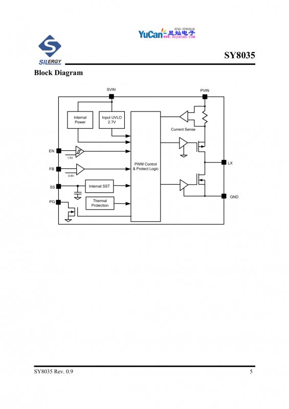 Silergy SY8035DBC index 5