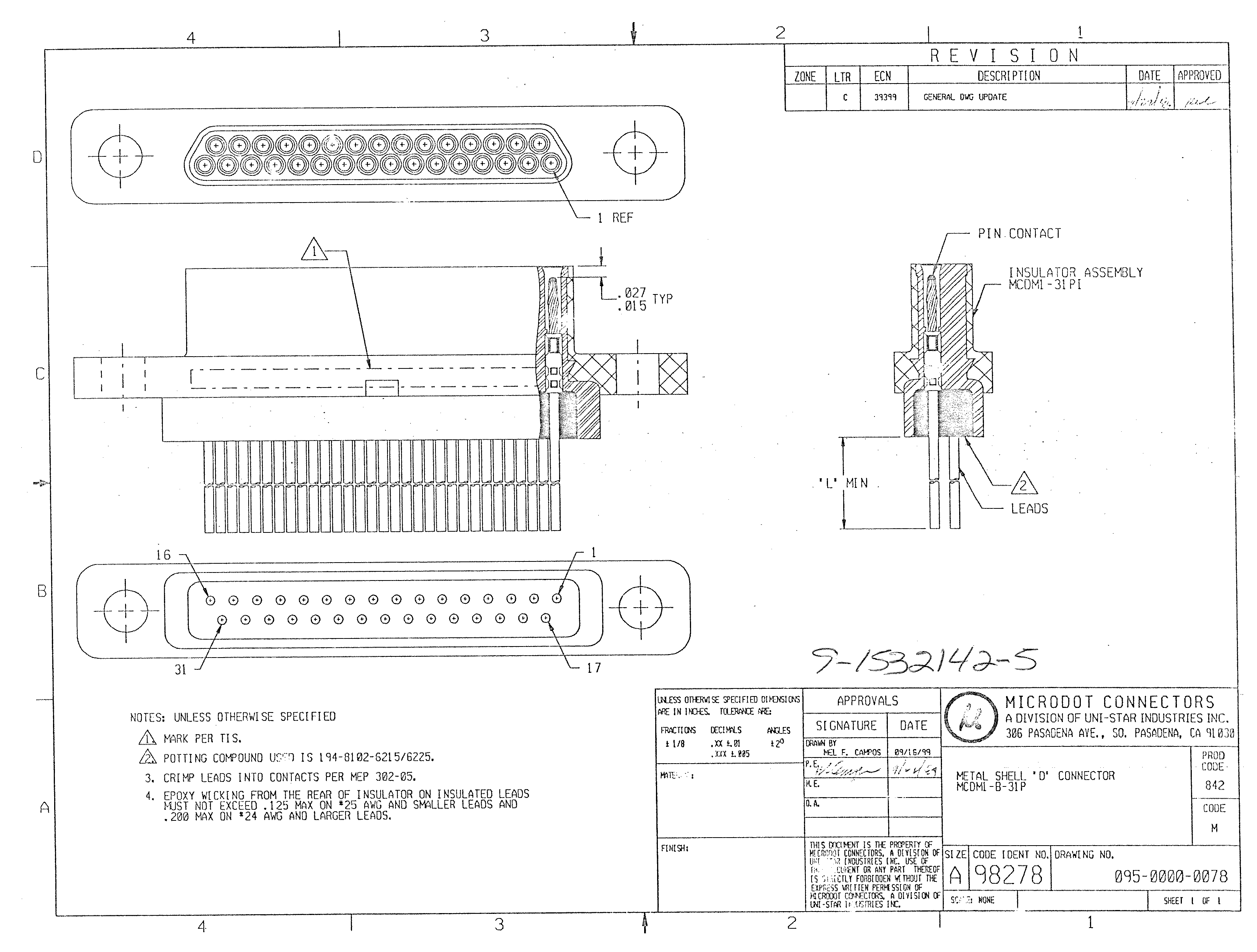 DEUTSCH 7-1532240-7 for sale
