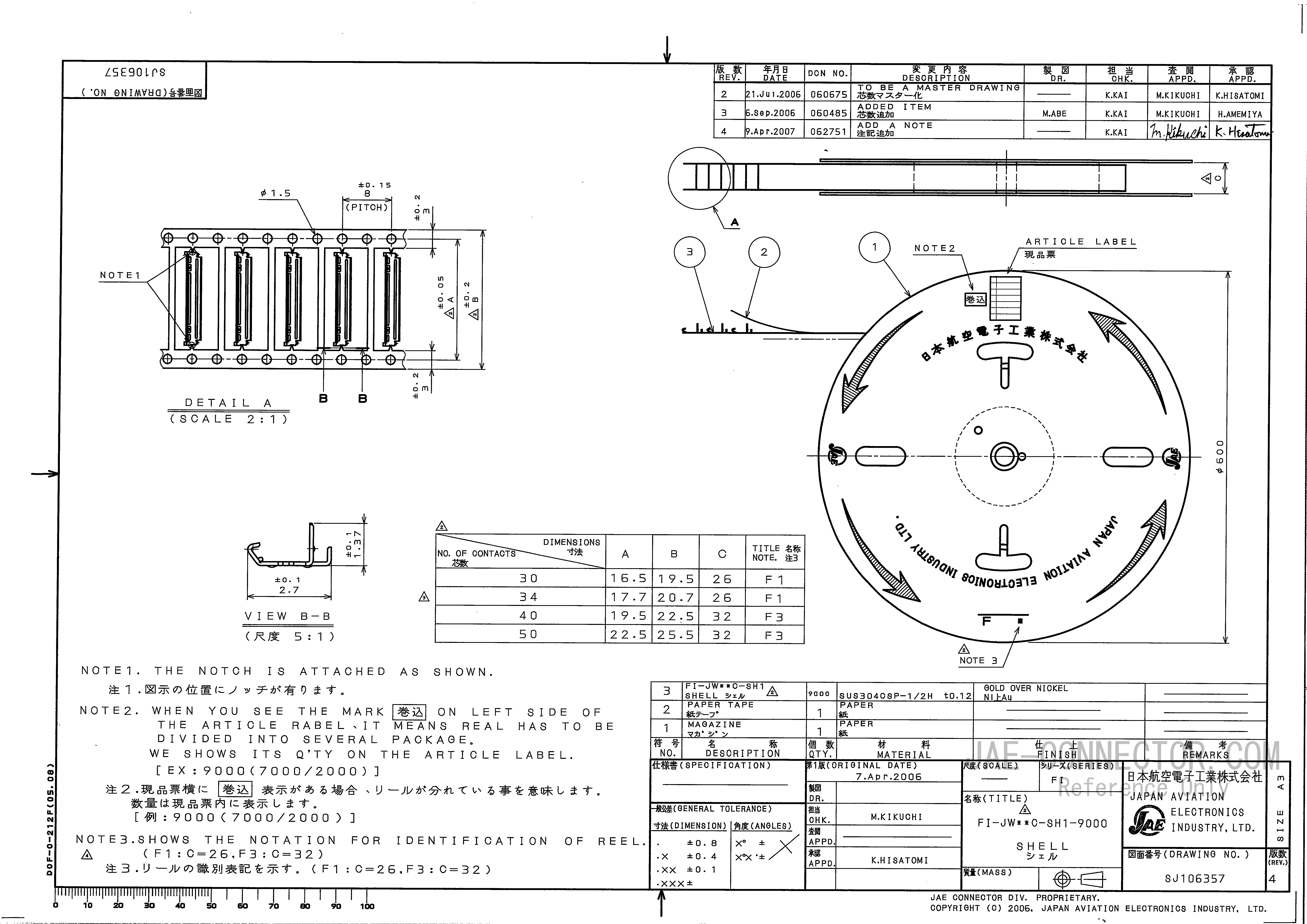 JAE Electronics FI-JW34C-SH1-9000 for sale