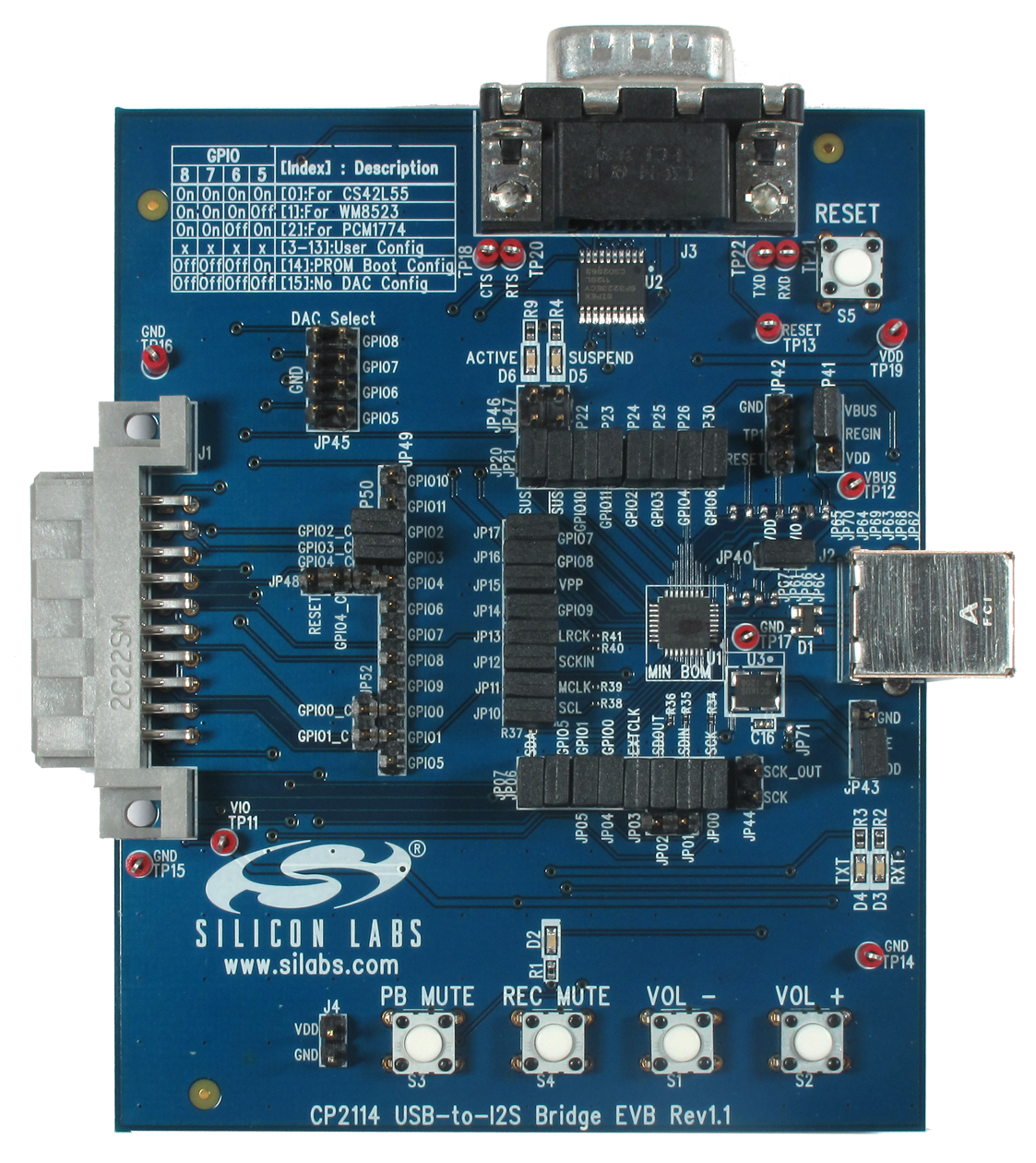 SILICON LABS CP2114-WM8523EK for sale