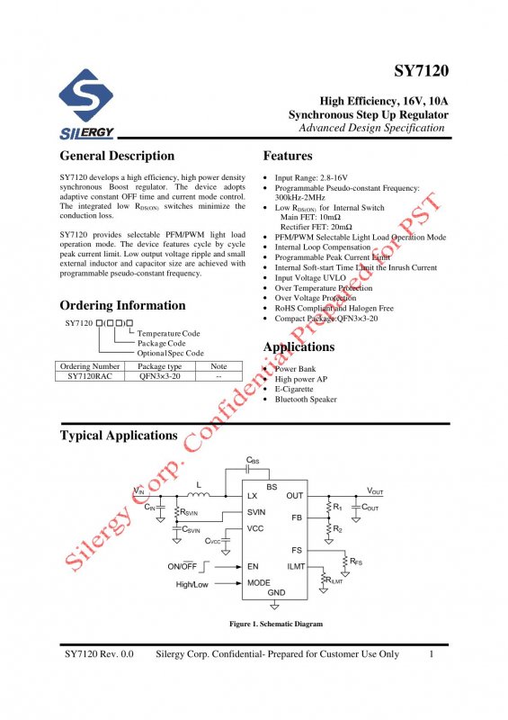 Silergy SY7120RAC index 1