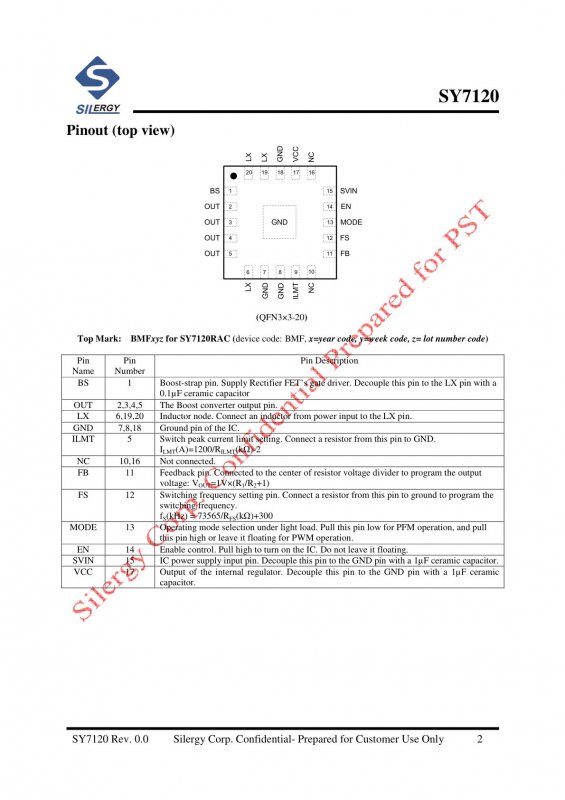Silergy SY7120RAC index 2