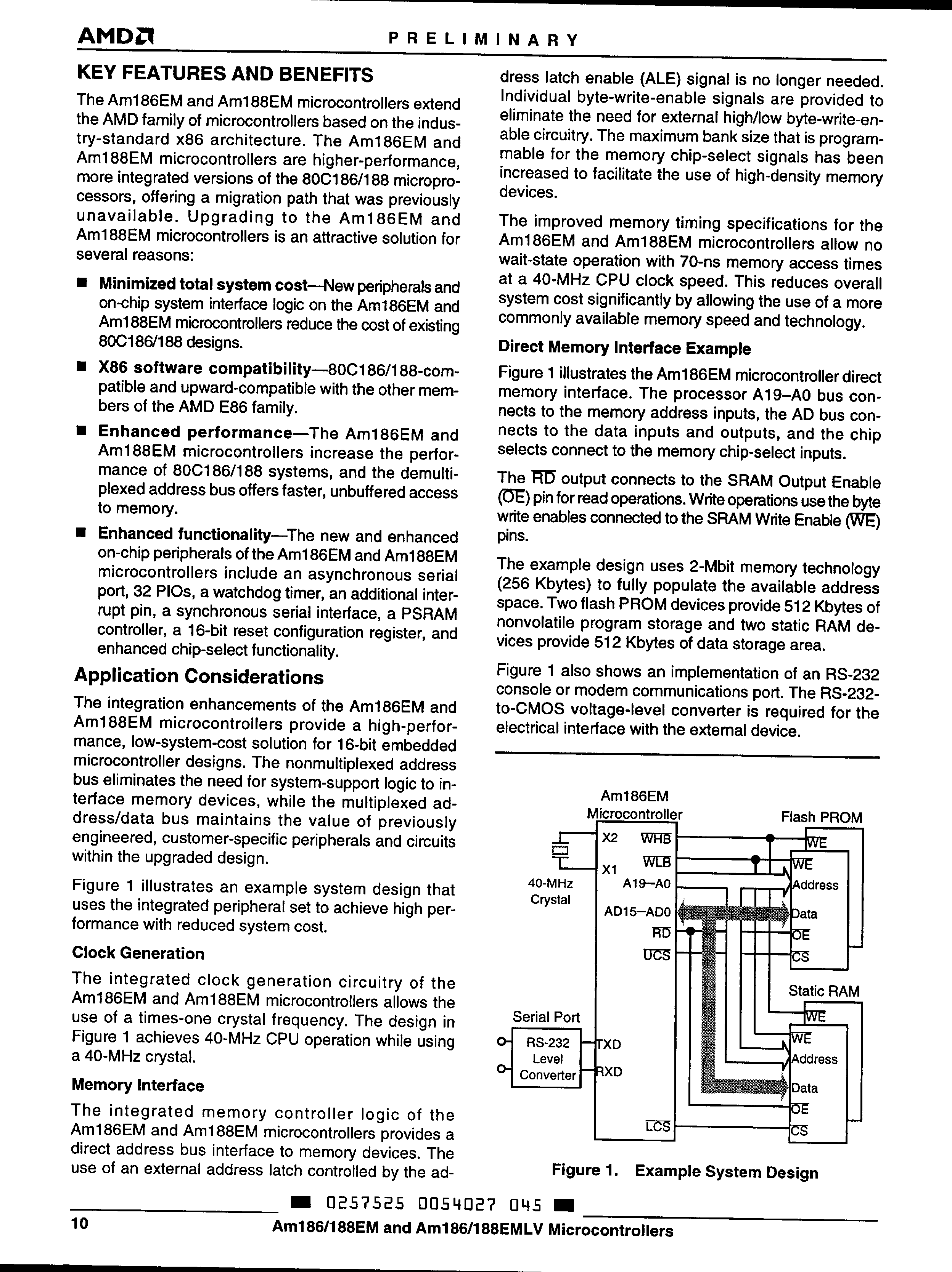 Rochester Electronics AM188EM-25VC\\W for sale