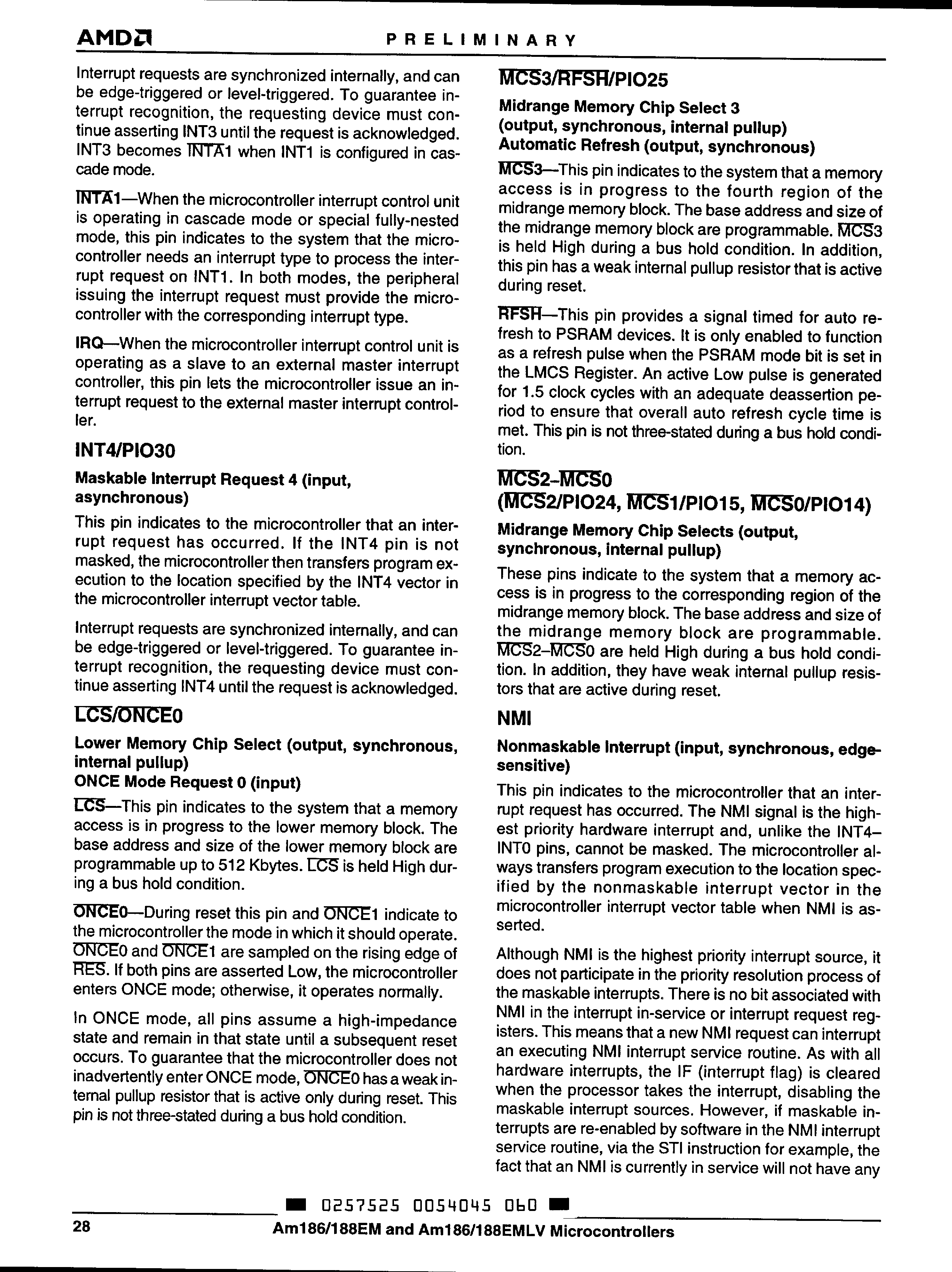 Rochester Electronics AM188EM-25VC\\W for sale