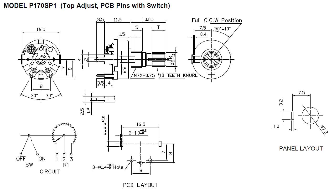 TT Electronics P170S-QC15BR1MEG for sale