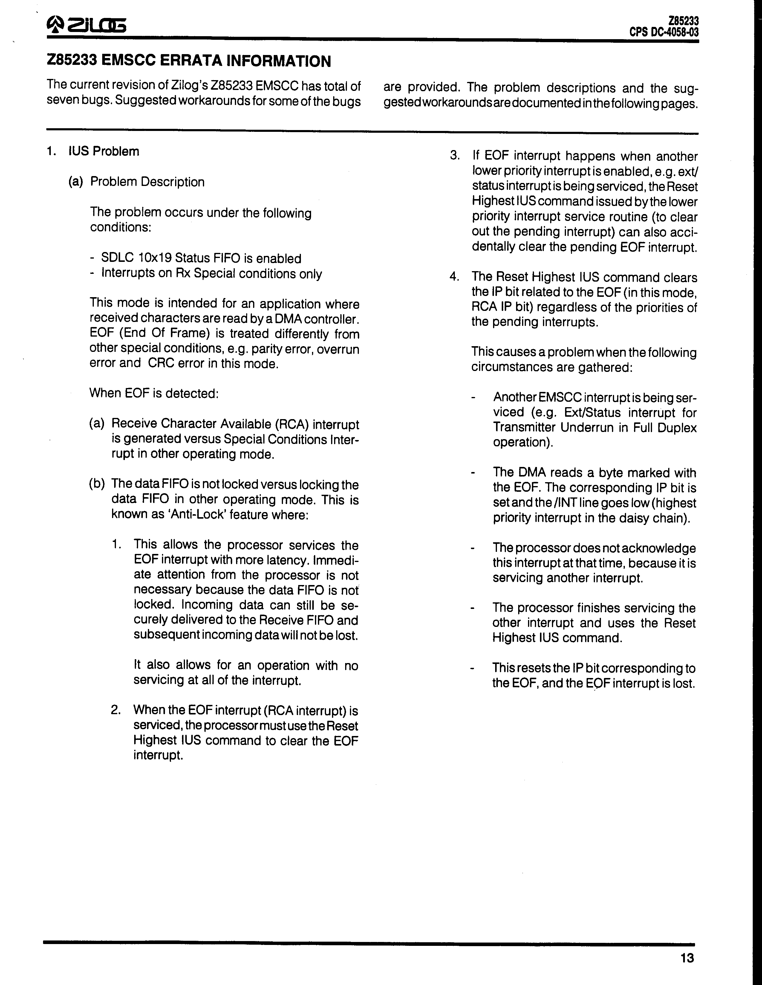 Zilog Z8523310ASG for sale