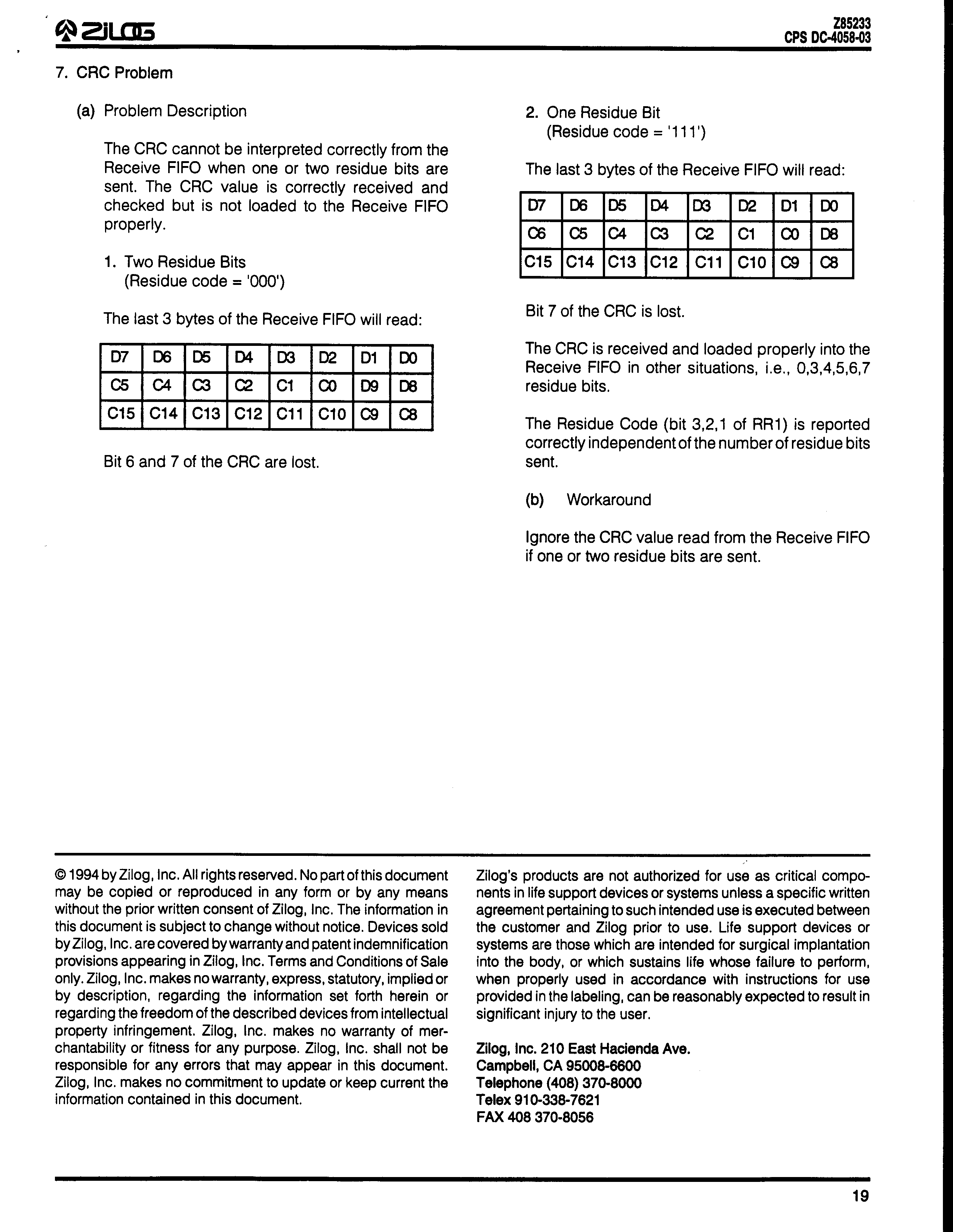 Zilog Z8523310ASG for sale