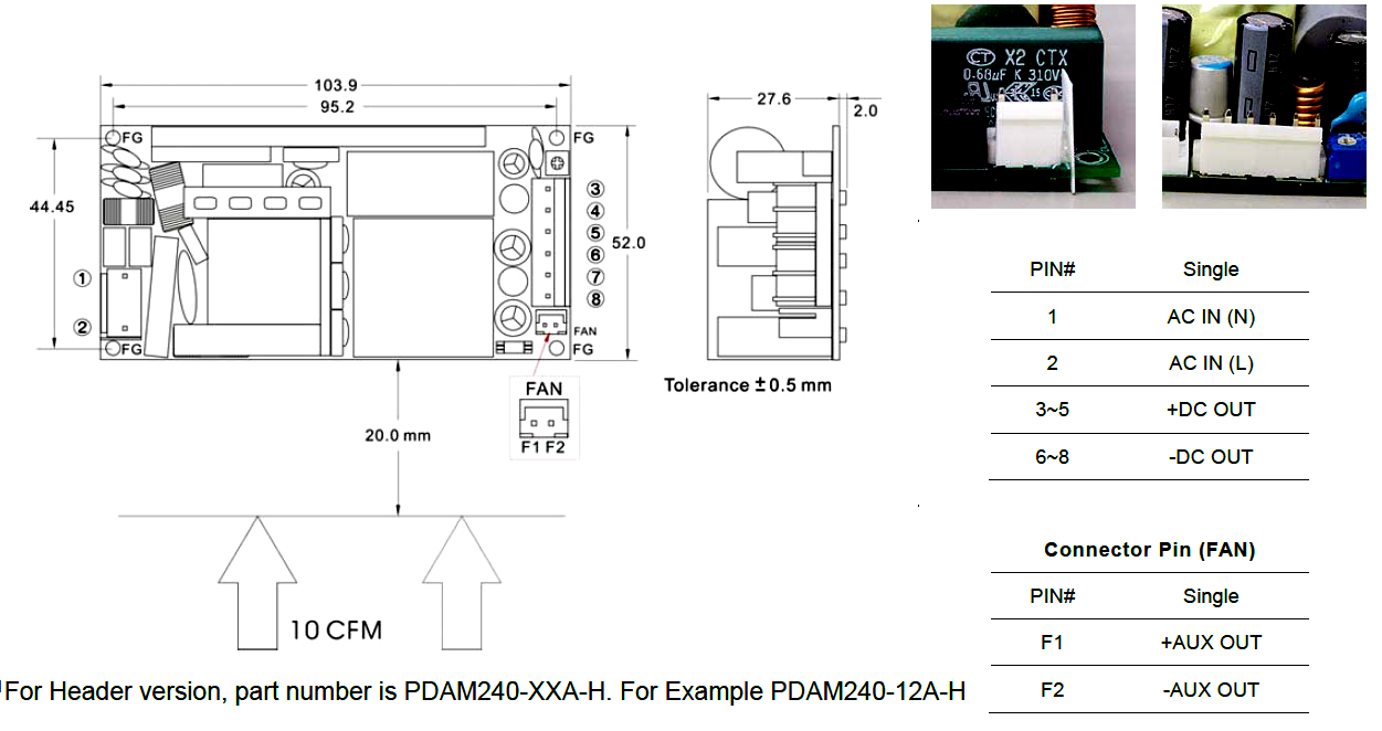 TT Electronics PDAM240-12A-H for sale