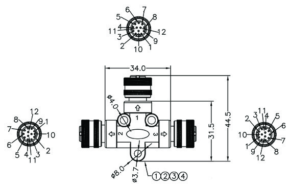 Bulgin PXPPVC12TSFM12AFBIFB for sale