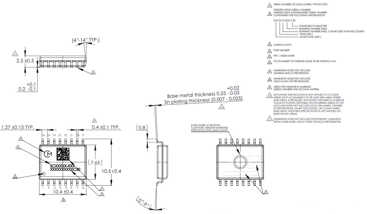 muRata SCR410T-K03-PCB for sale