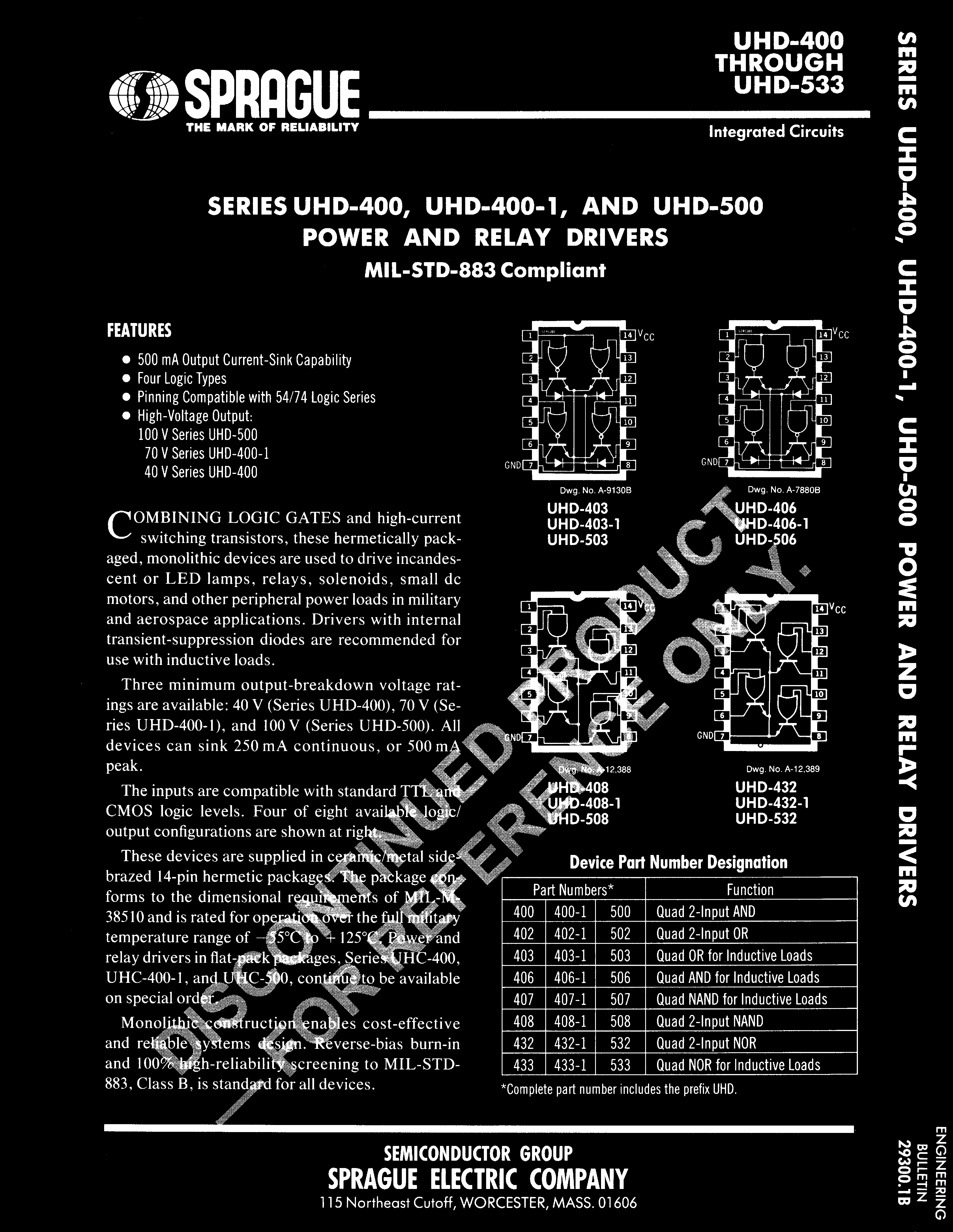 Rochester Electronics UHD532R/B for sale