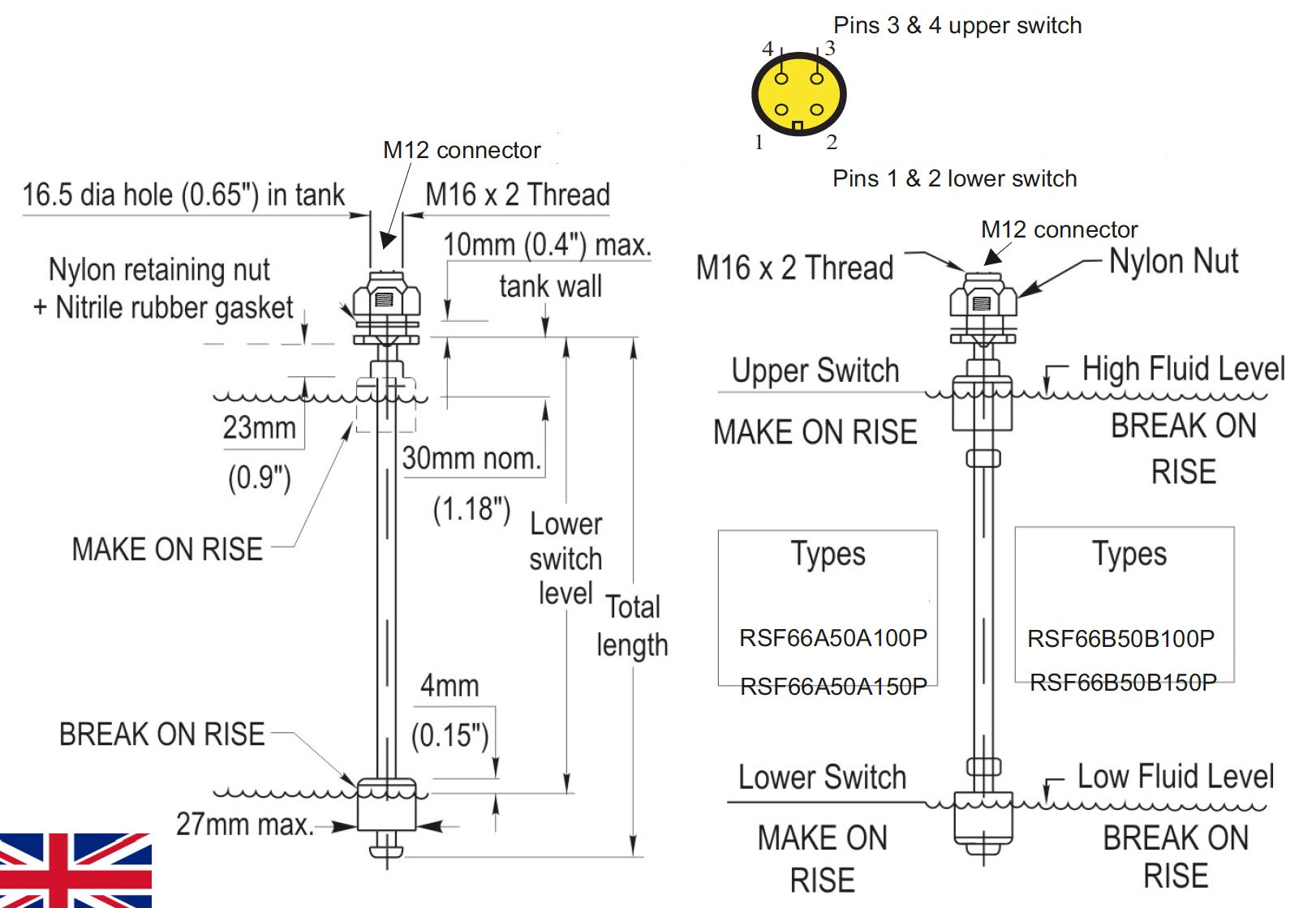 Sensata RSF66A25B150P for sale