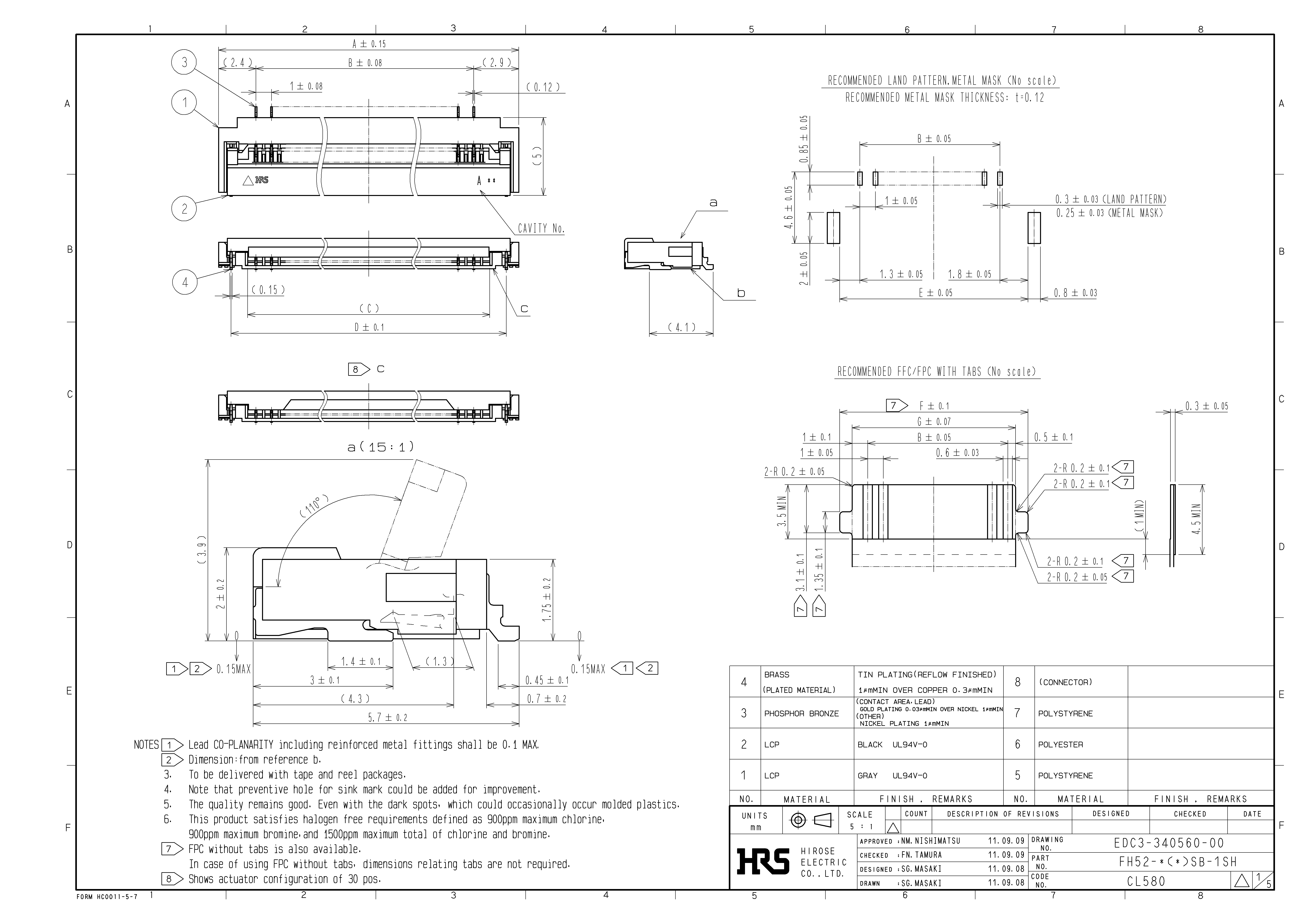 HRS FH52-60(30)SB-1SH for sale