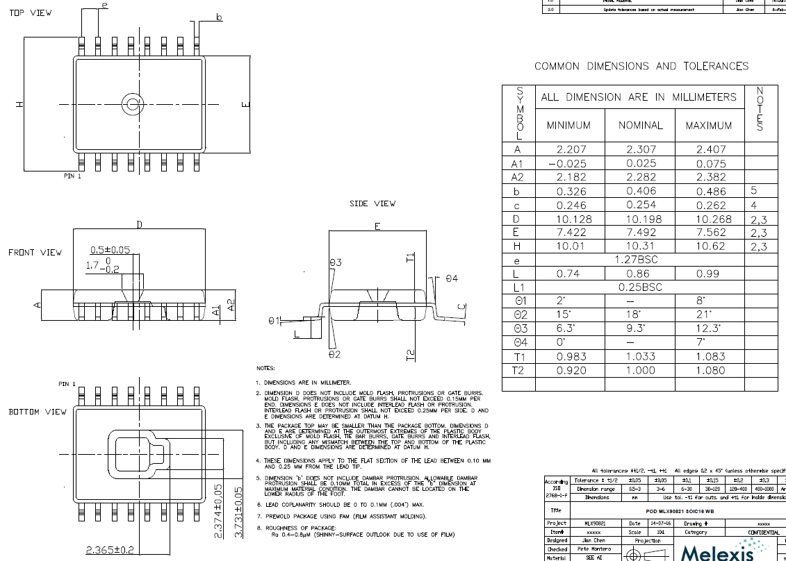 Melexis MLX90821LXG-DBA-100-RE for sale