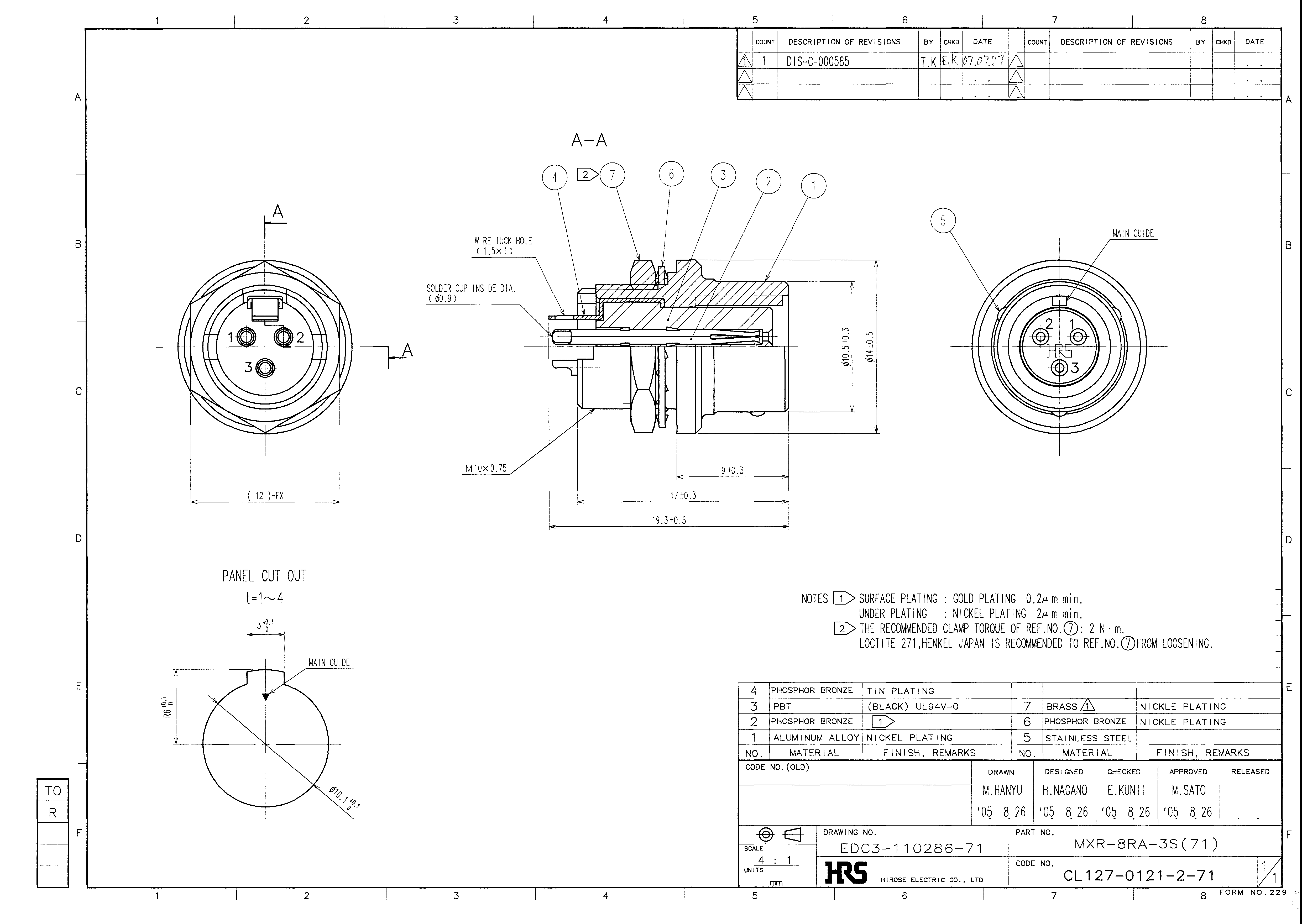 HRS MXR-8RA-3S(71) for sale