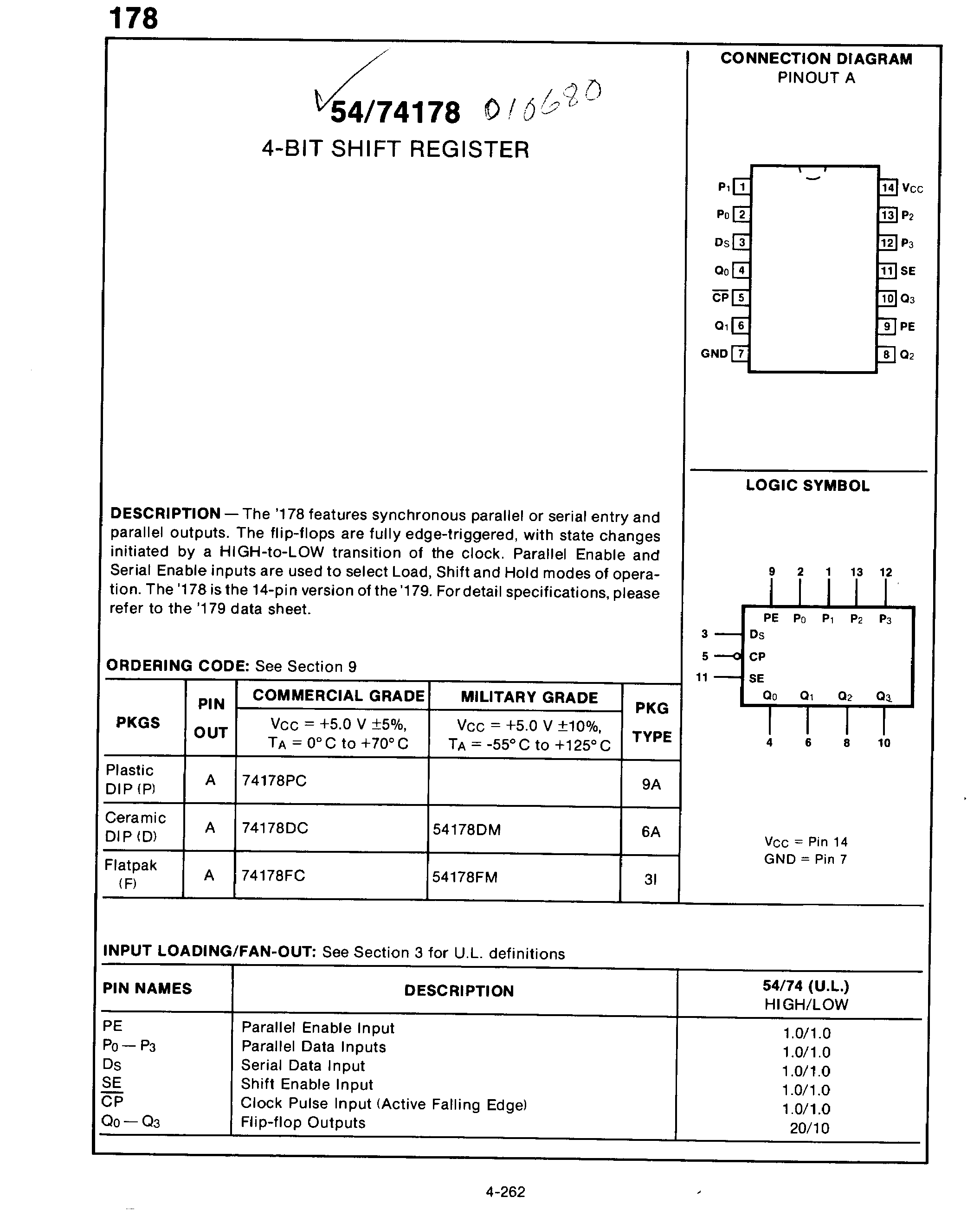 Rochester Electronics 74178PC for sale