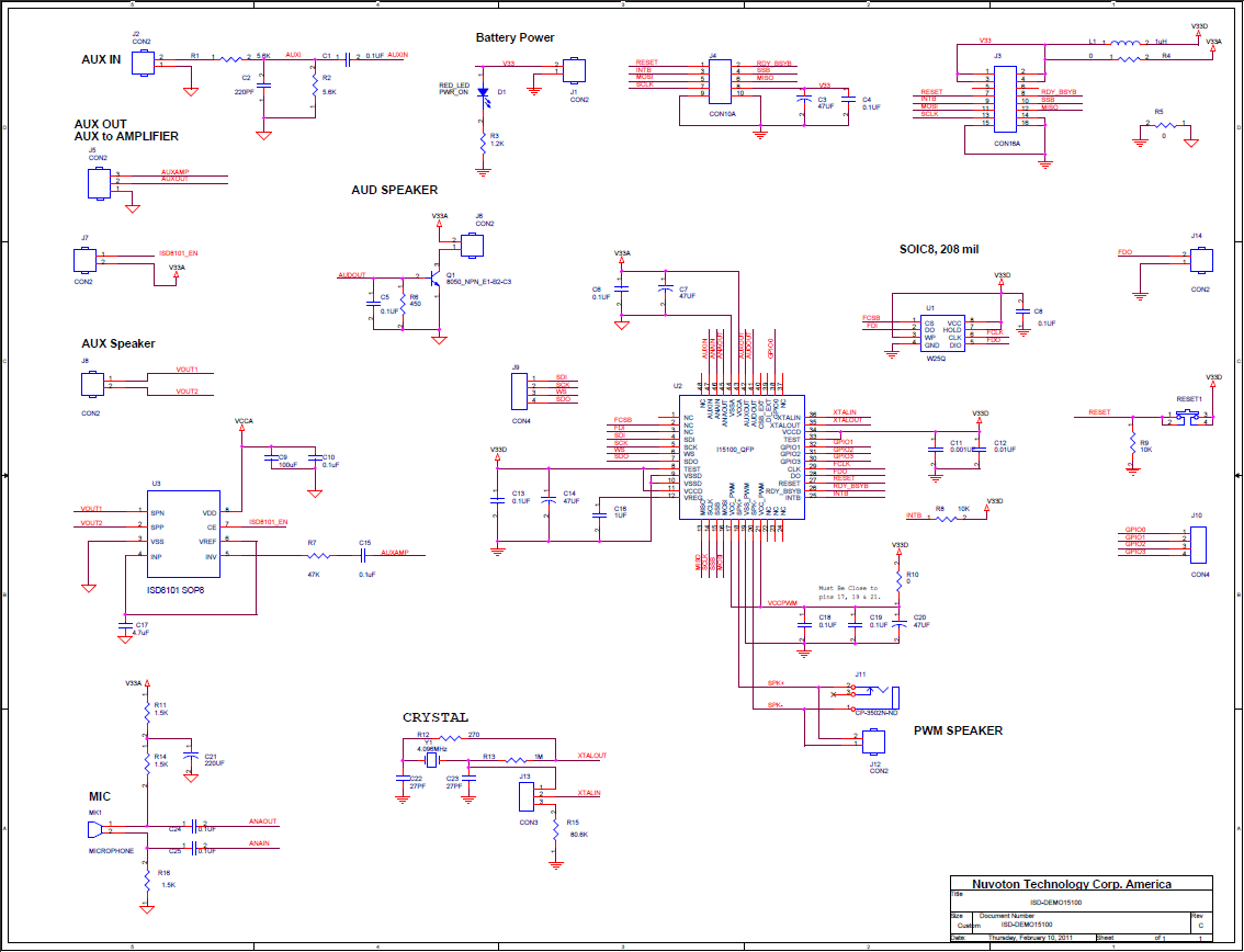 NUVOTON ISD-DEMO3900 for sale