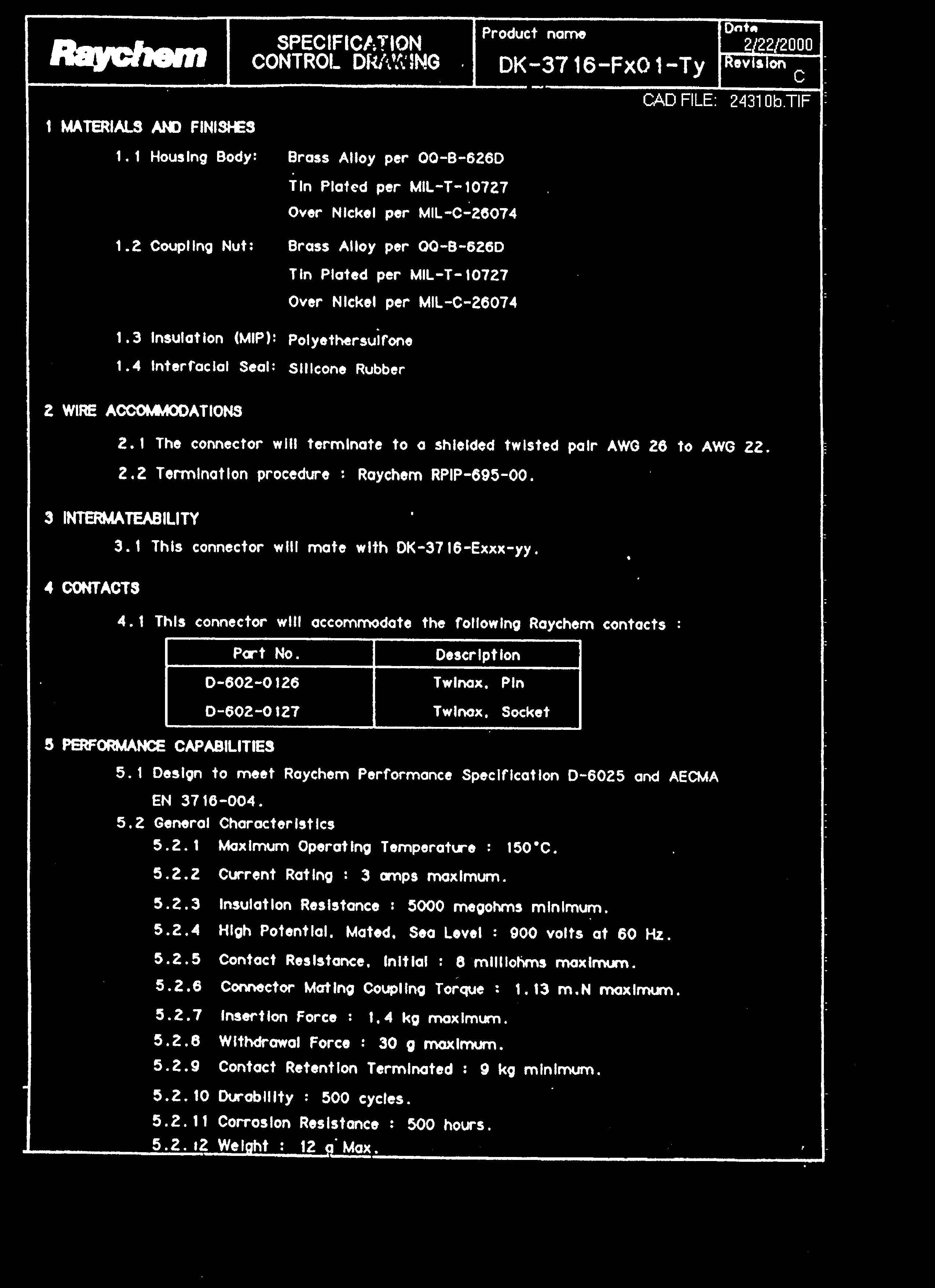 TE Connectivity DK-3716-F201-TS for sale