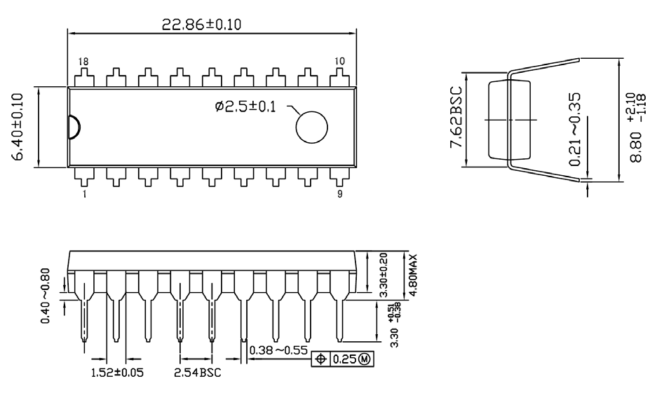 TOSHIBA TD62783AFWG(5,EL,M) for sale