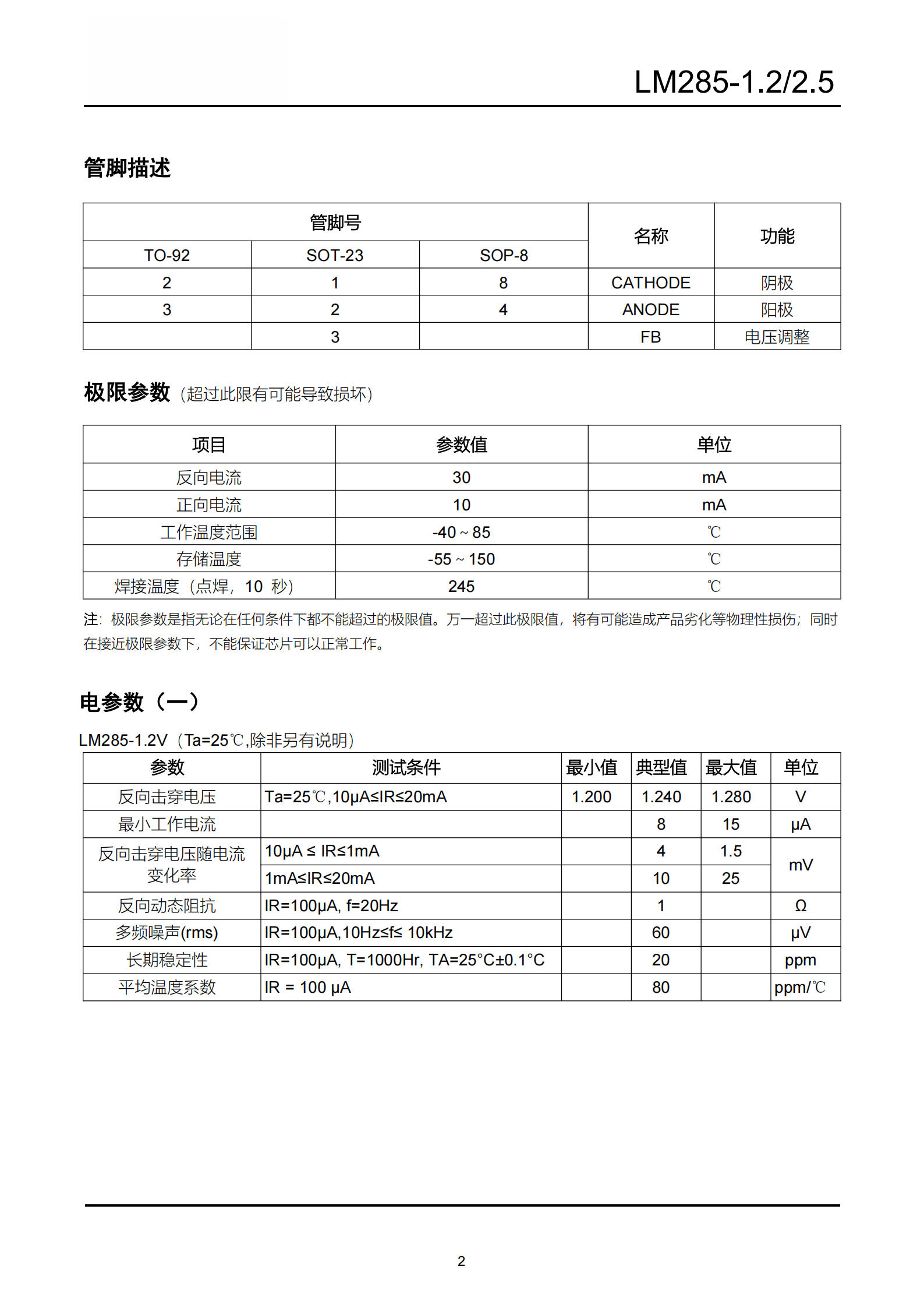 DDF LM285Z-1.2-TO-92 for sale