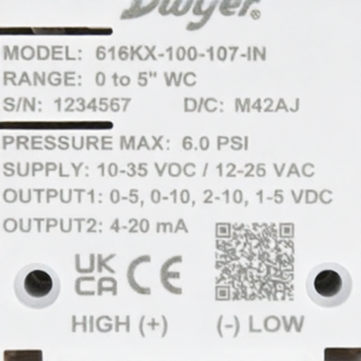 Dwyer 616KX-200-107-MM for sale