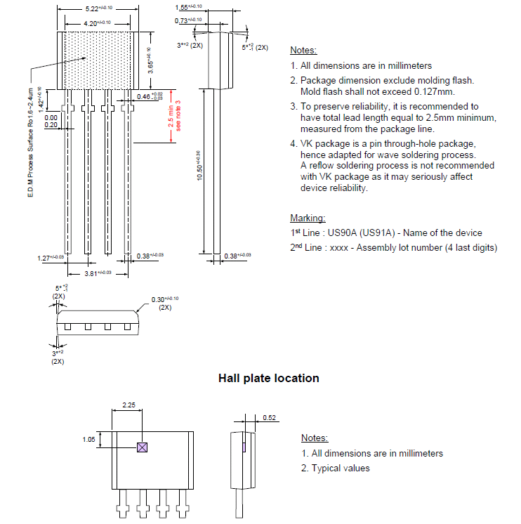 Melexis US90AEZE-AAA-000-SP for sale