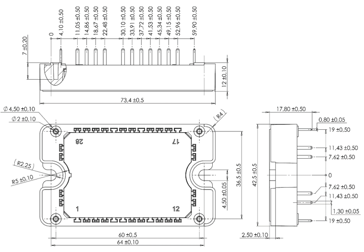 MICROCHIP MSCSM70AM10CT3AG for sale