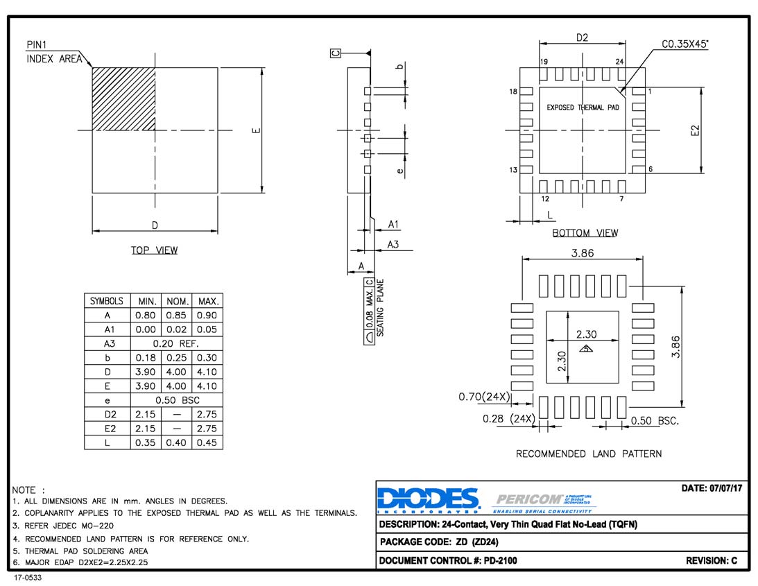 DIODES PI4IOE5V9535LEX for sale