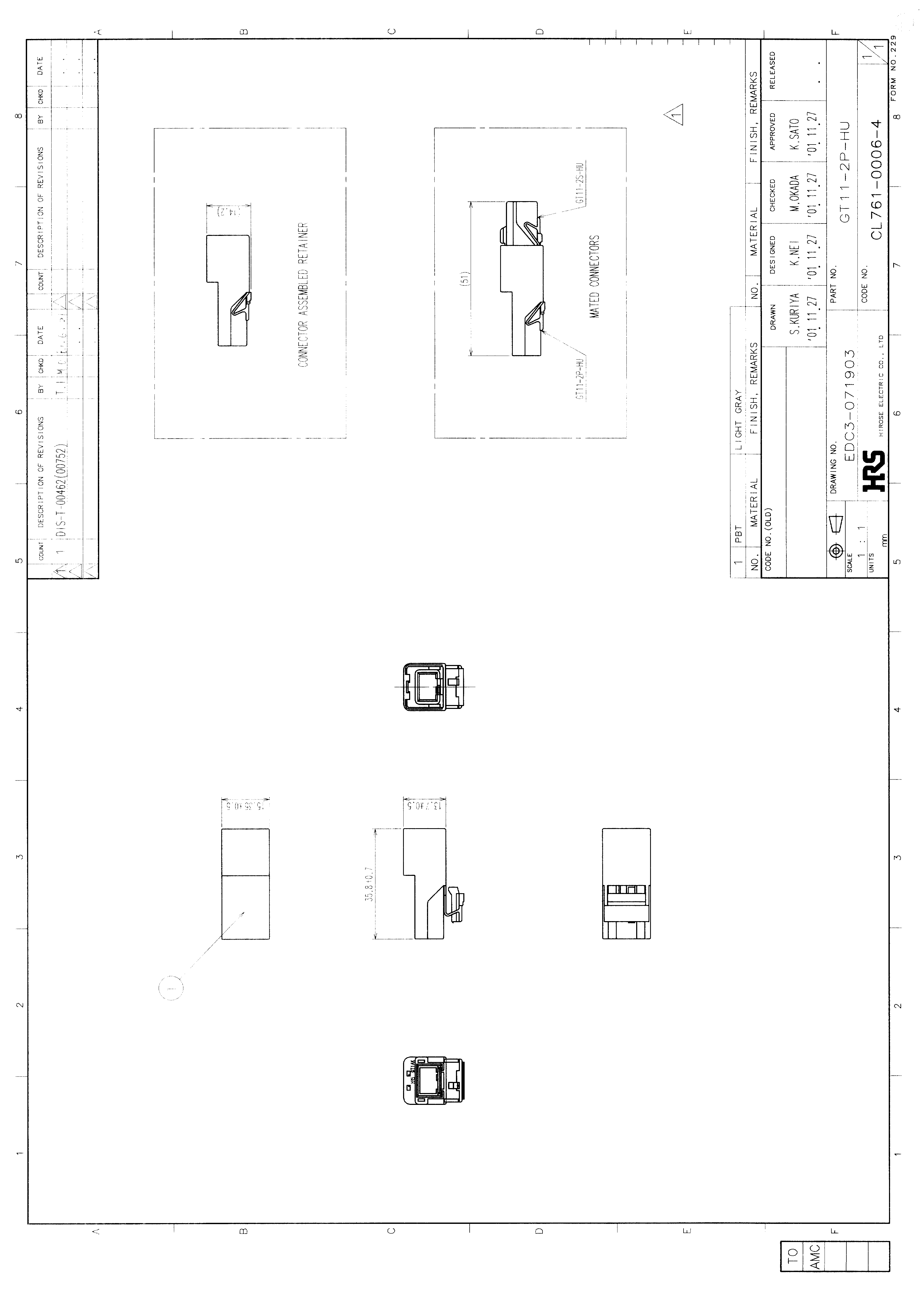 HRS GT11-2P-HU for sale